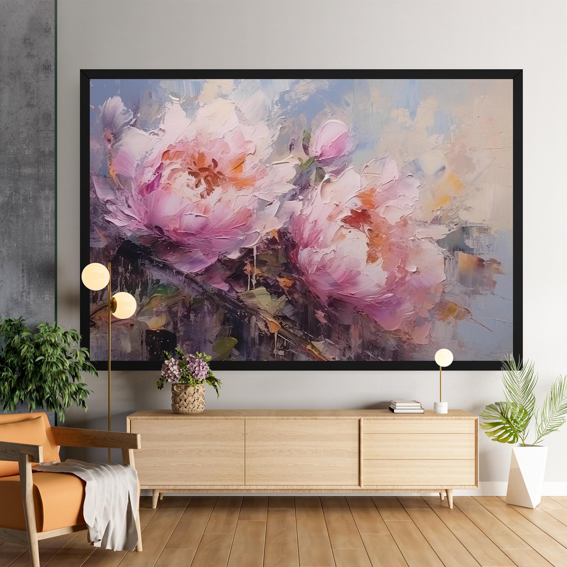 Tablou Canvas Peony Art mockup 9