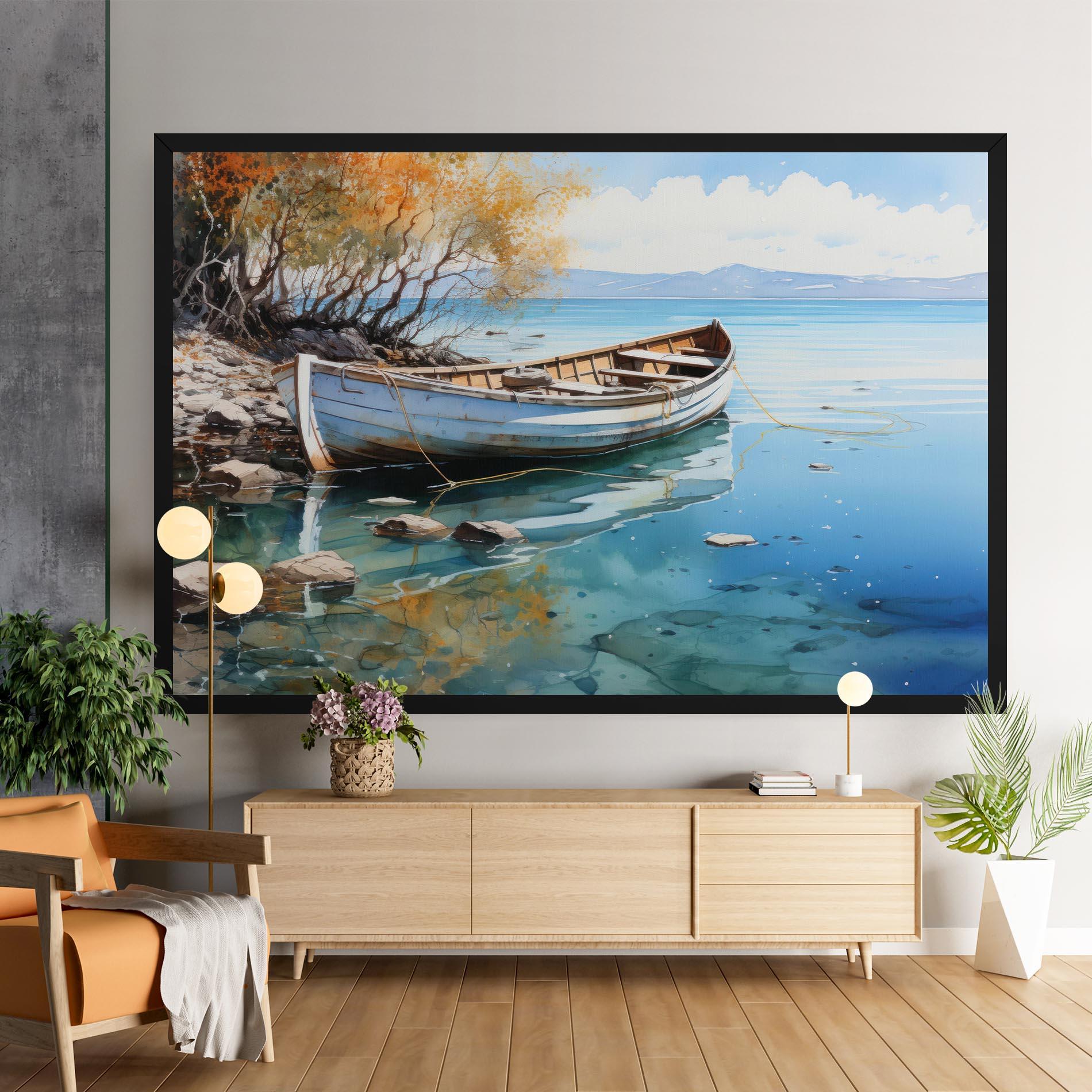 Tablou Canvas Sailing Boat mockup 9