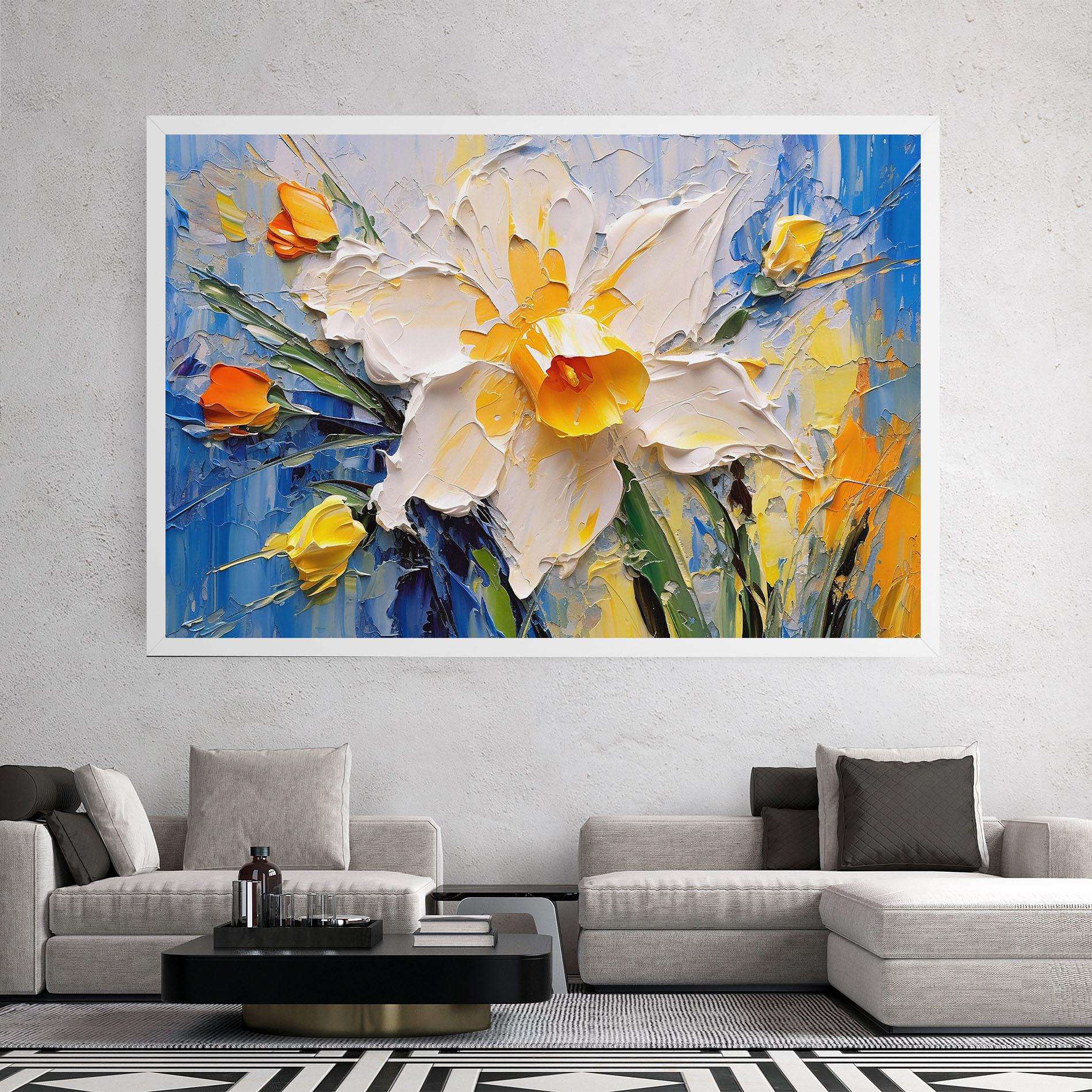 Tablou Canvas Abstract Flower Art mockup 2