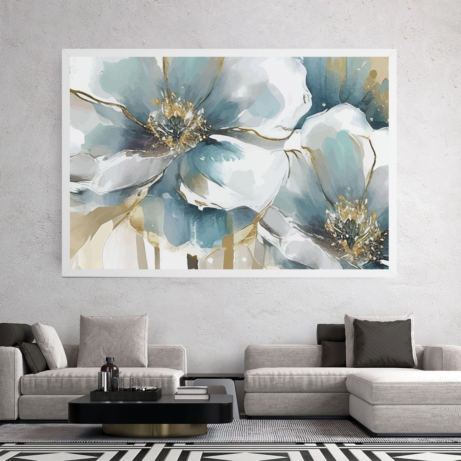 Tablou Canvas Flower Mix Art mockup 2