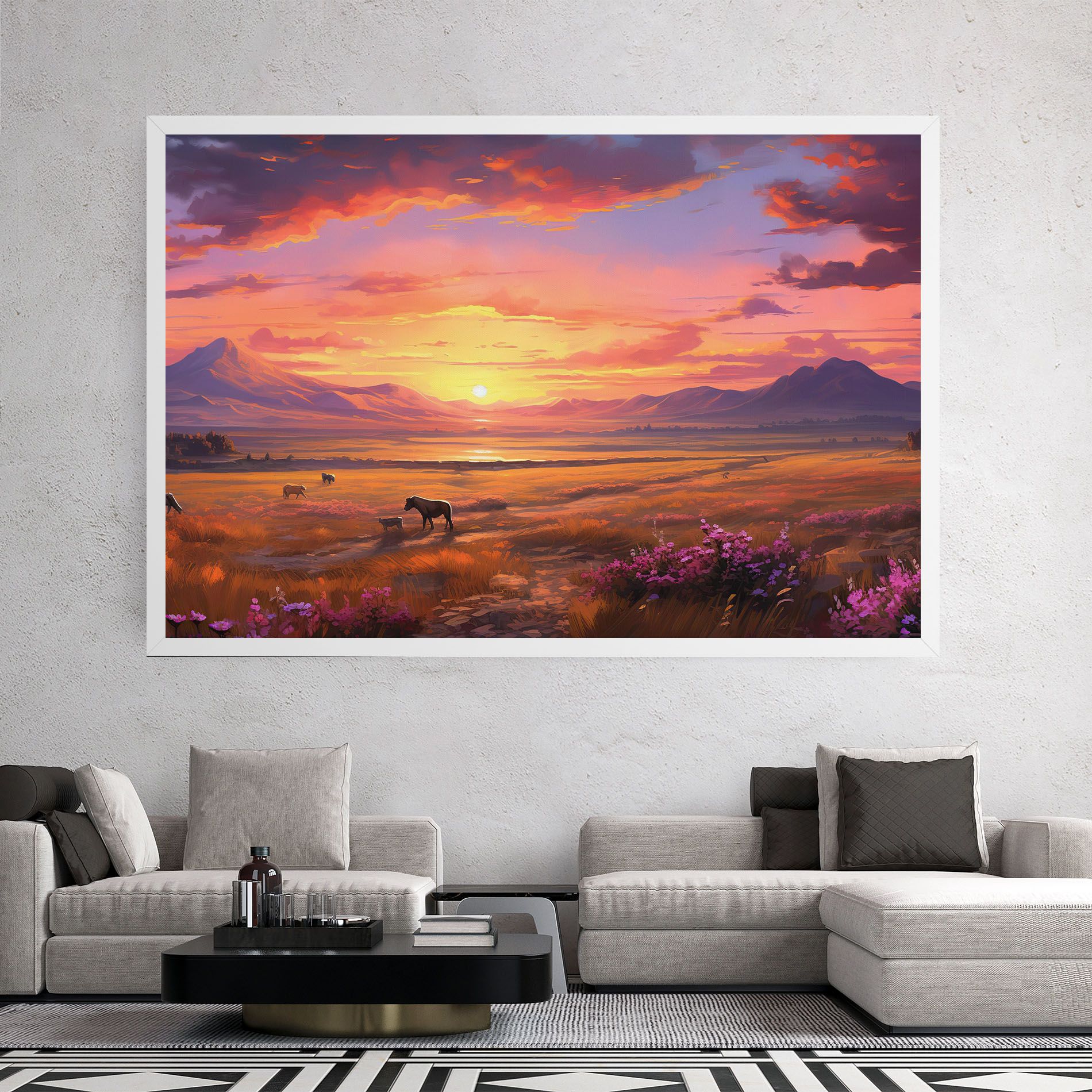 Wild Horses Art mockup 2