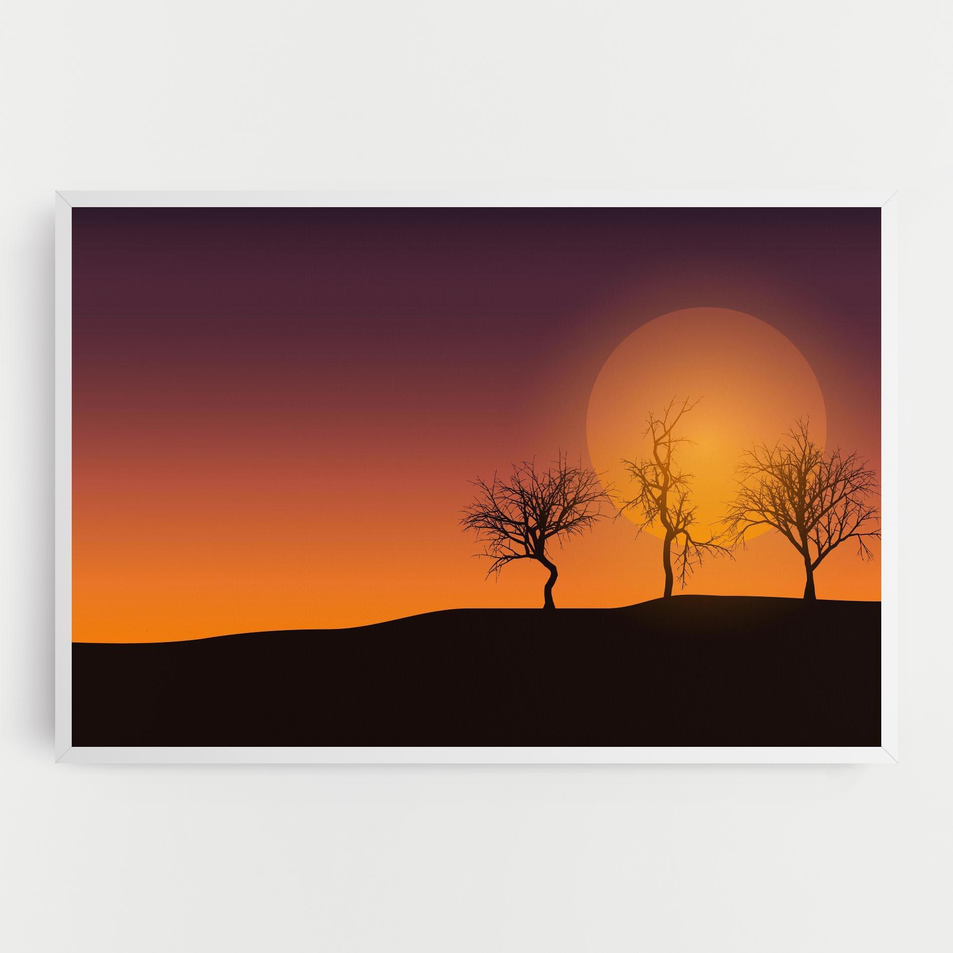 Tablou Canvas African Sunset mockup 0