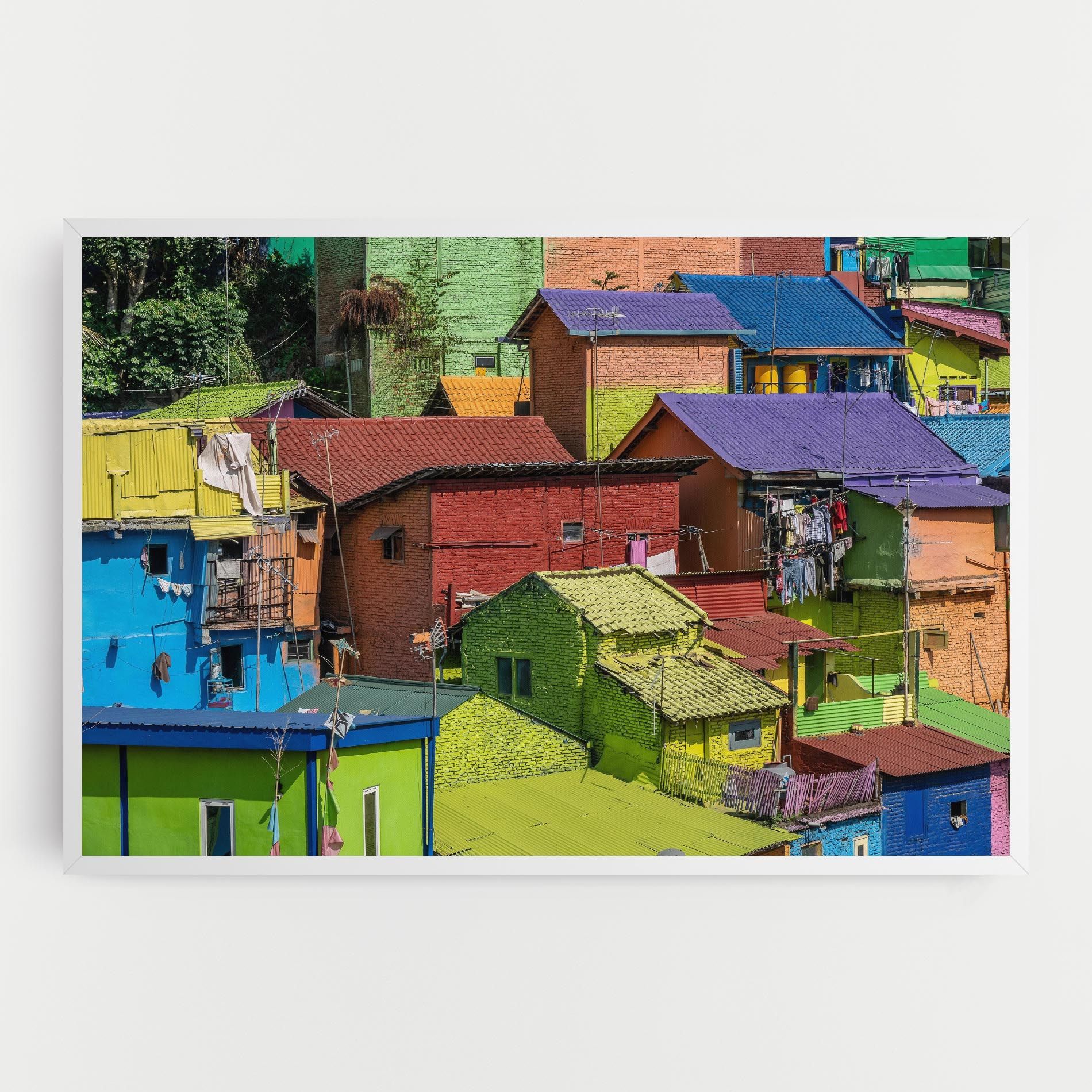 Colorful Small Houses mockup 0