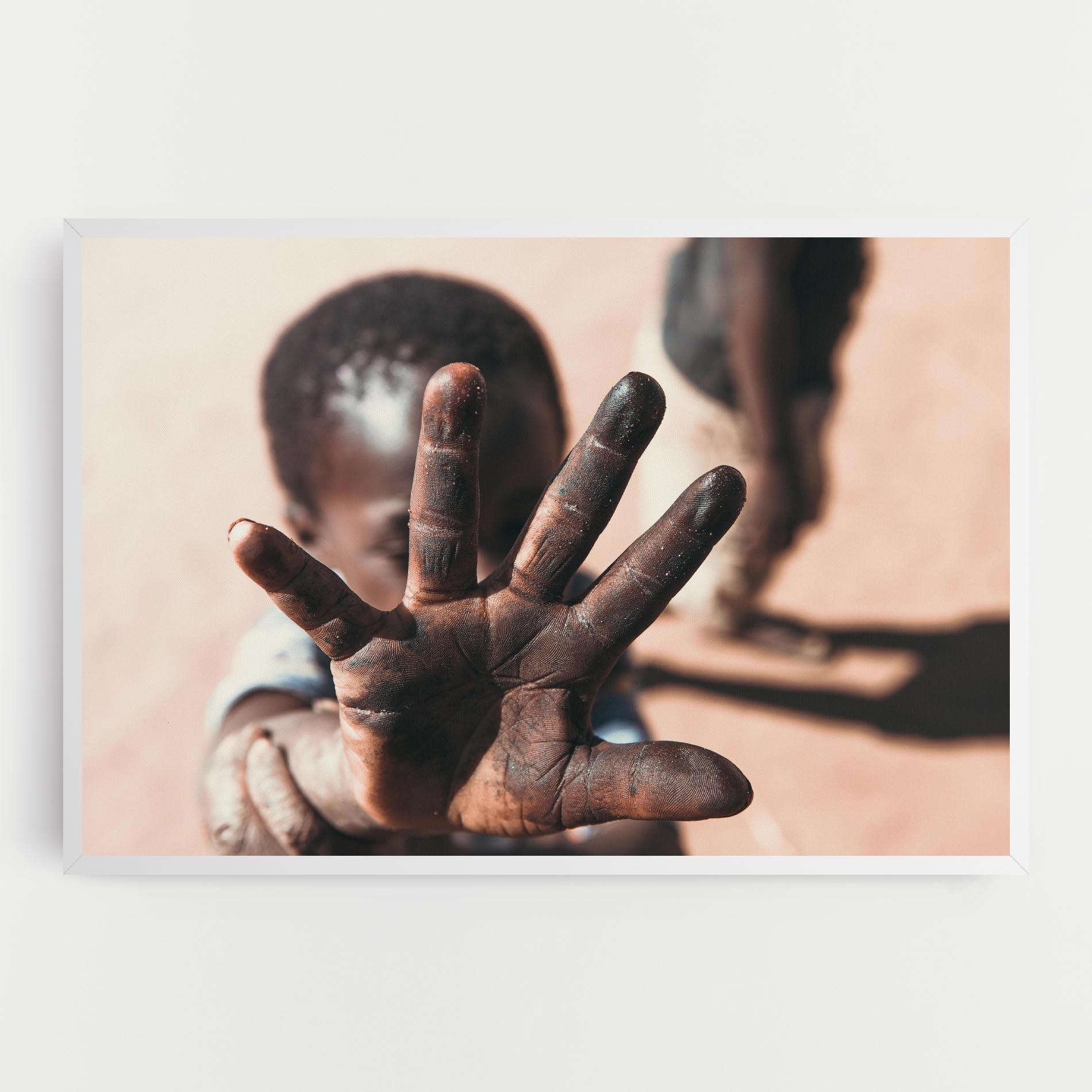 Tablou Canvas Little Dirty Hand mockup 0
