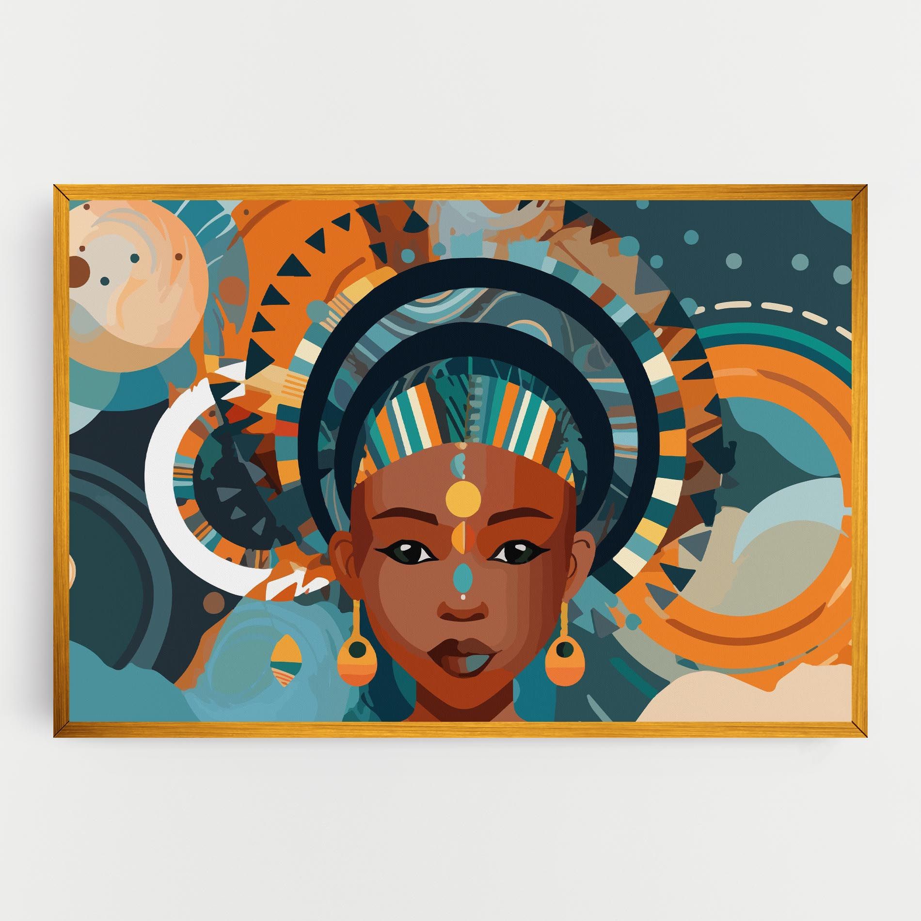 African Colorful Child mockup 0