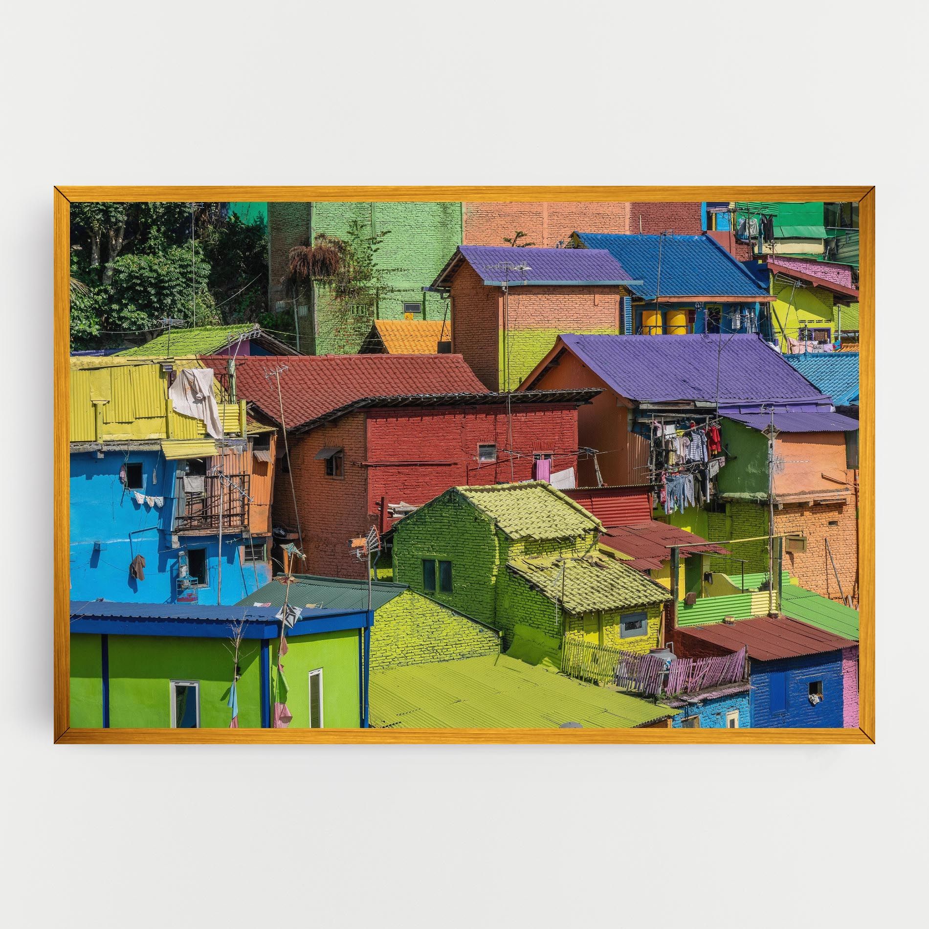 Colorful Small Houses mockup 0