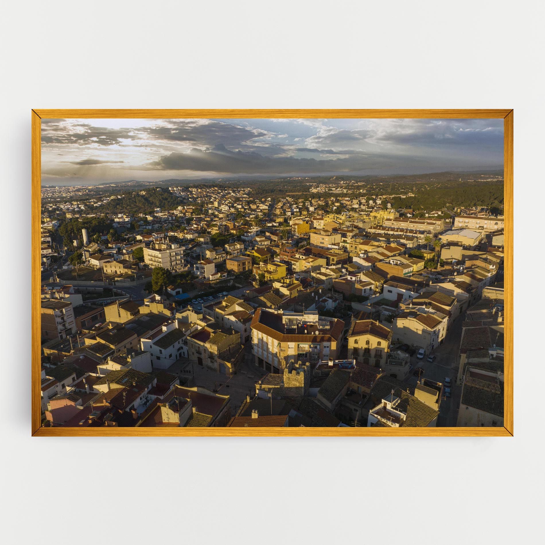 Streets Town Sunrise mockup 0