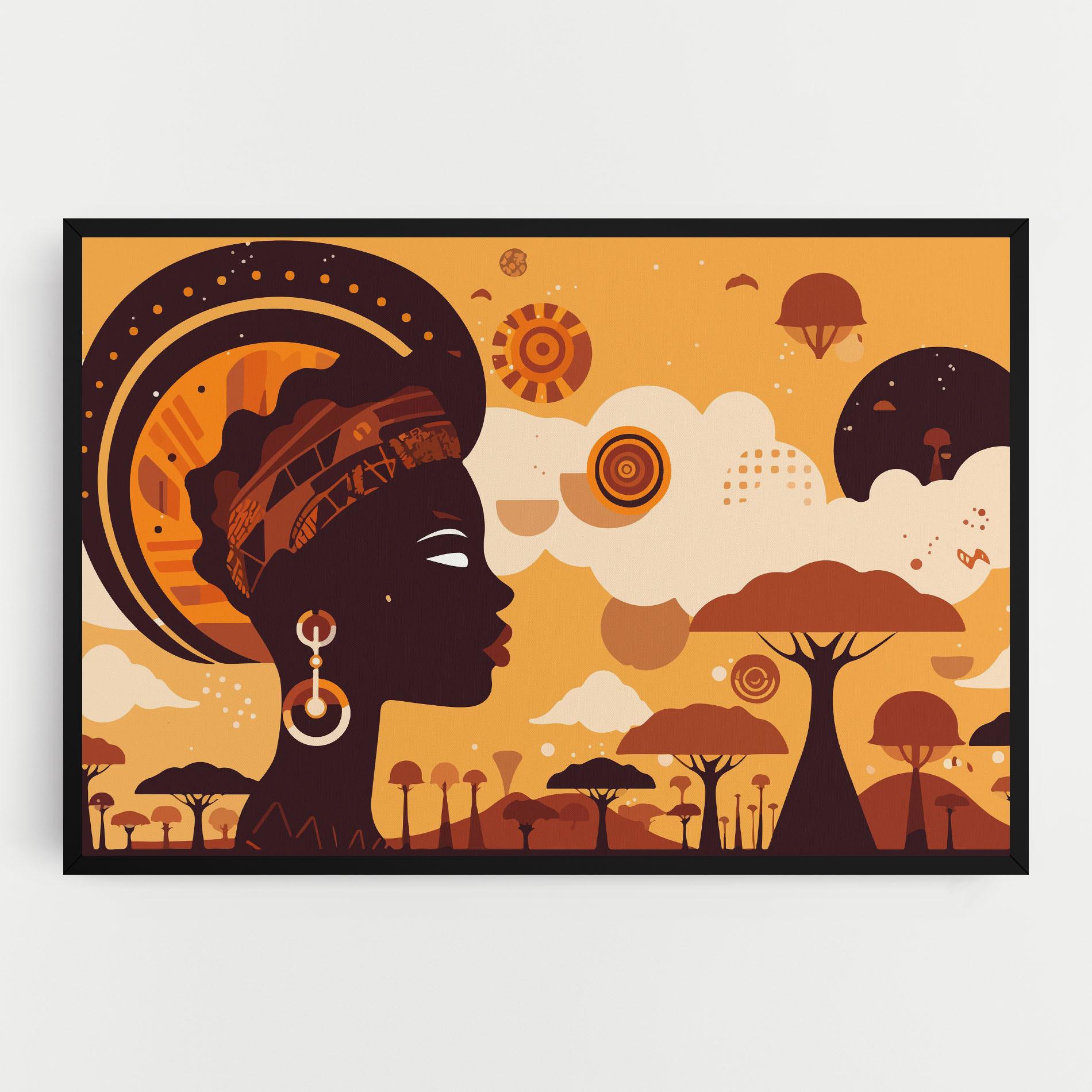 Tablou Canvas African Art mockup 0