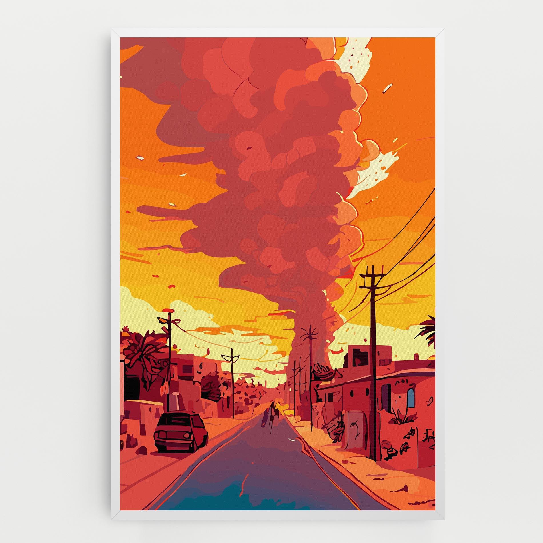 Tablou Canvas African Smoke mockup 0