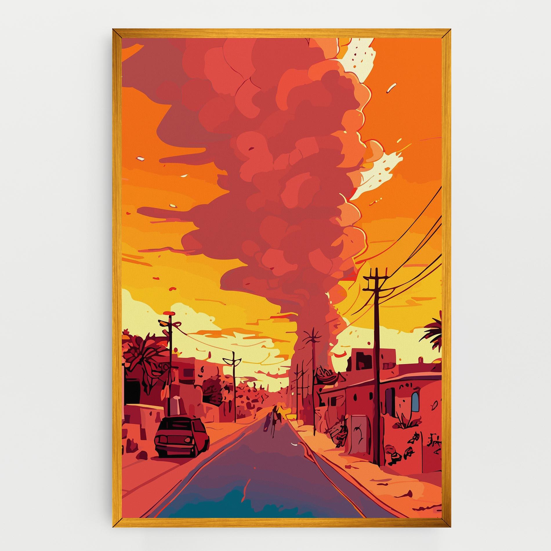 Tablou Canvas African Smoke mockup 0