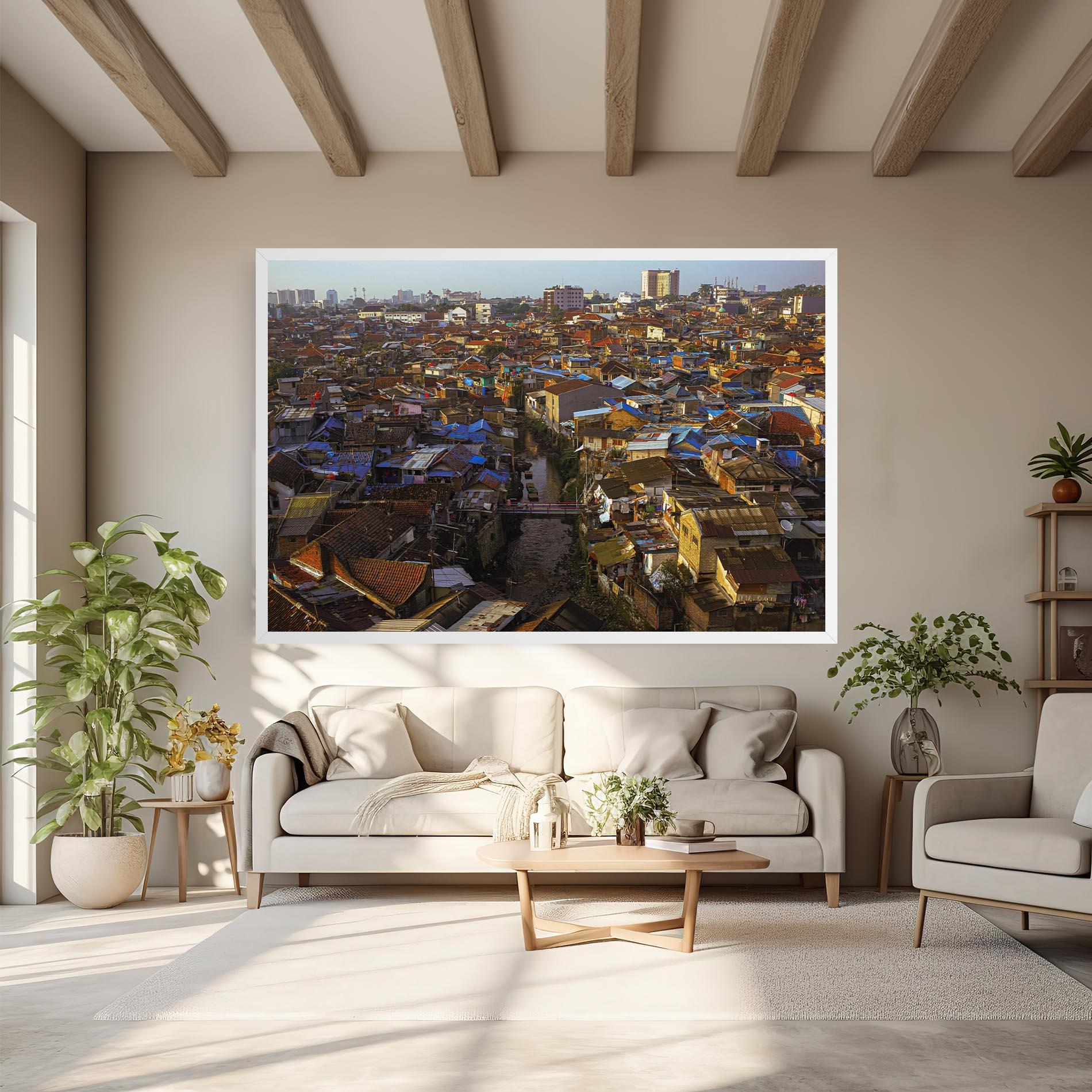 Tablou Canvas Bandung Golden Hour mockup 6