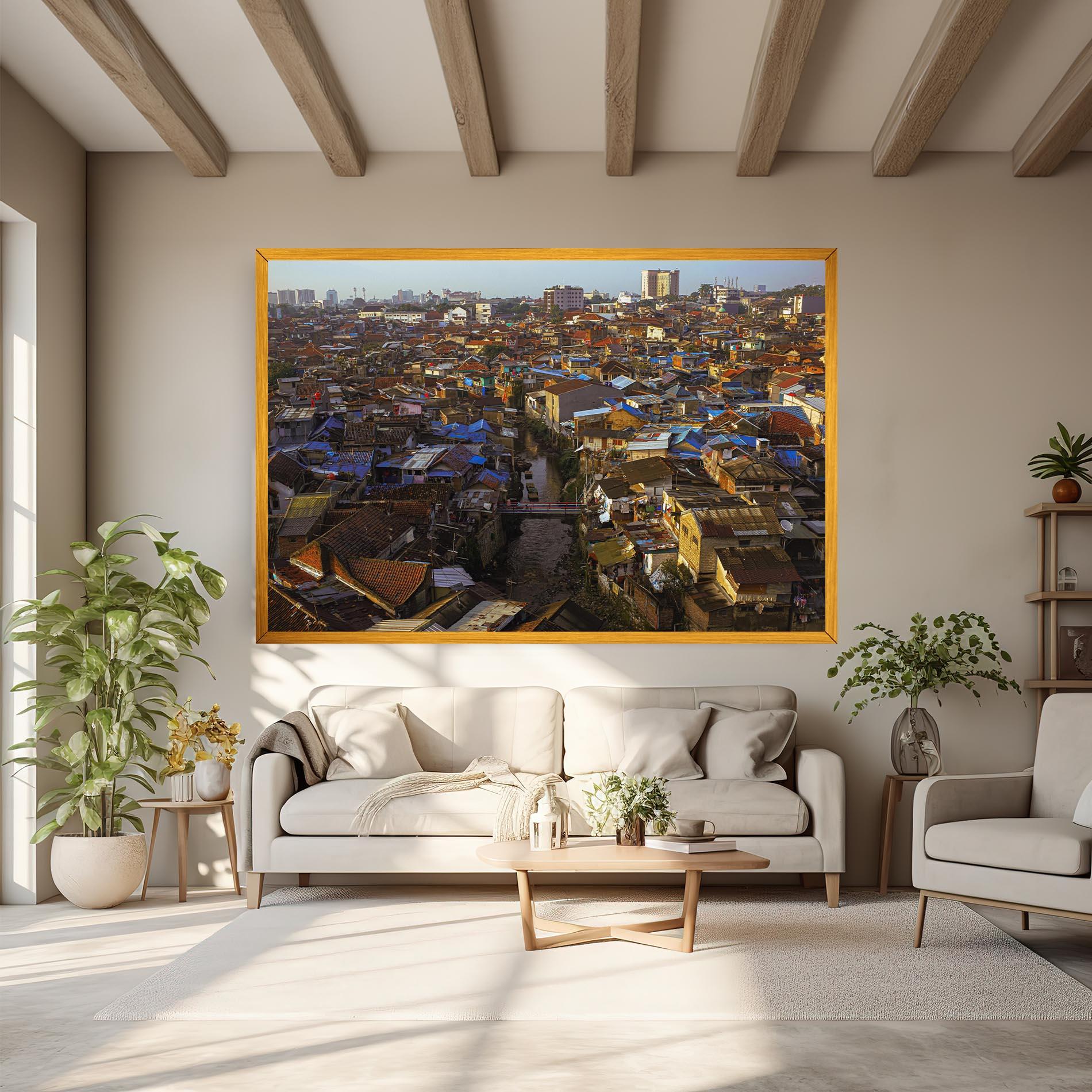 Tablou Canvas Bandung Golden Hour mockup 6