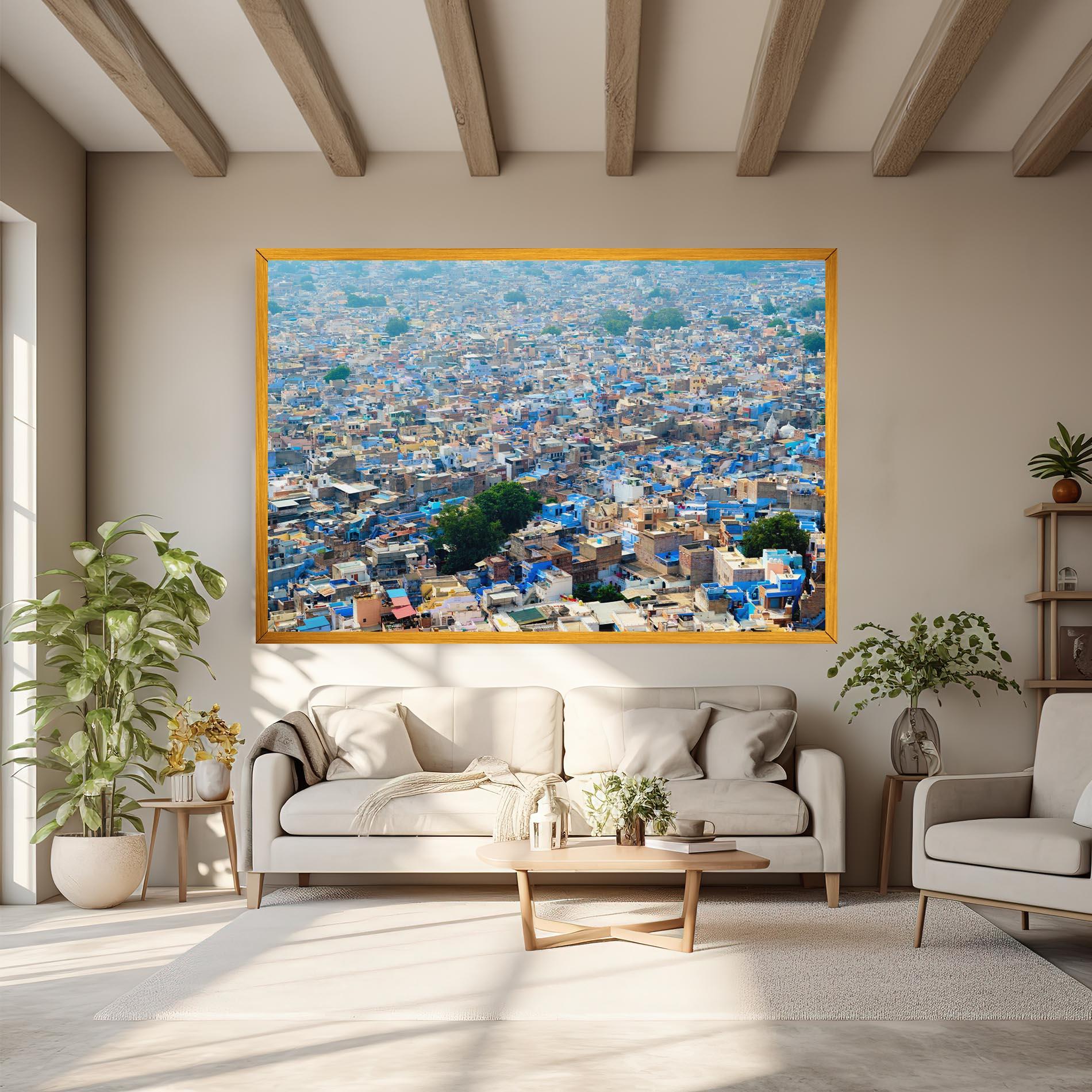 Tablou Canvas Rajasthan India Buildings mockup 6