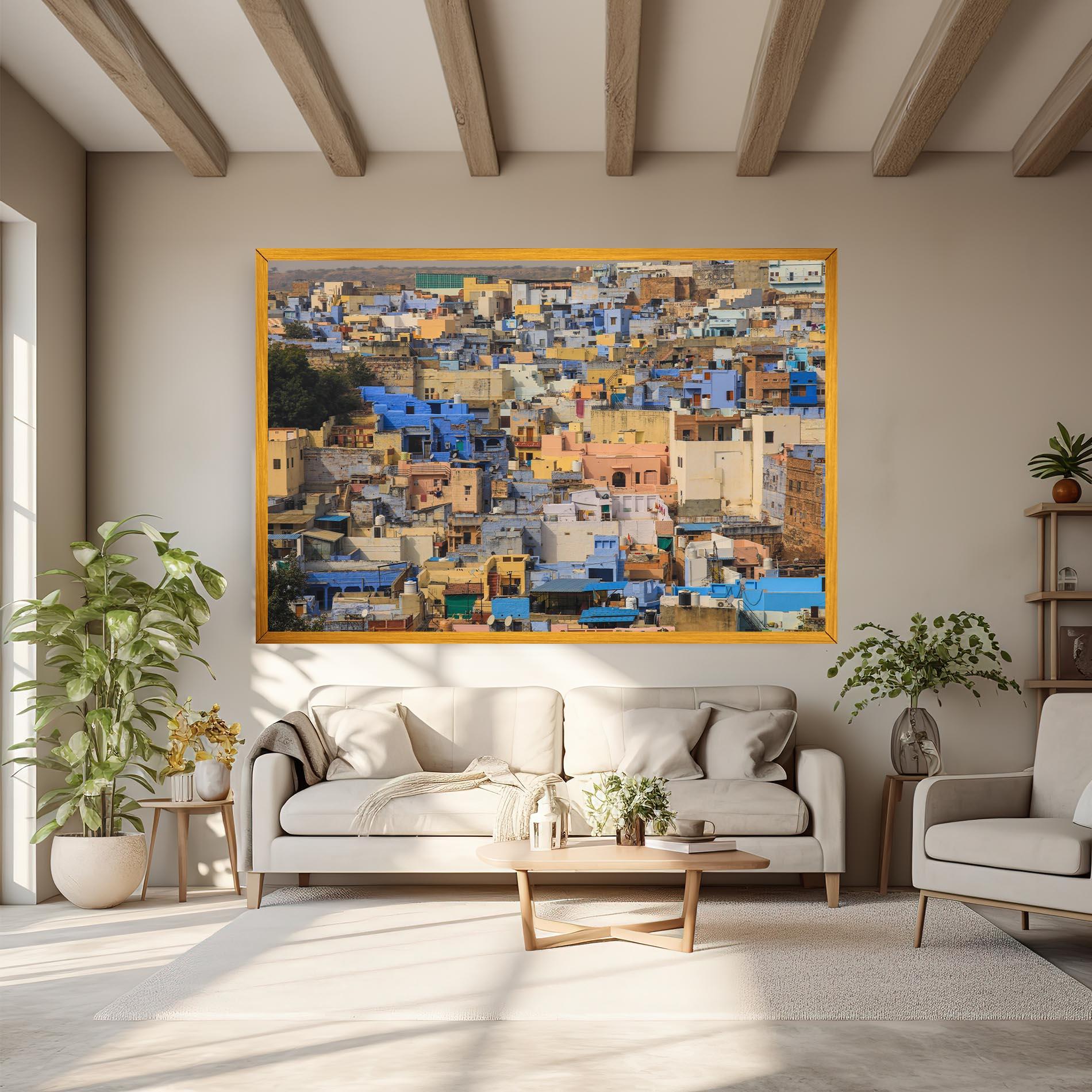 Tablou Canvas Rajasthan View India mockup 6