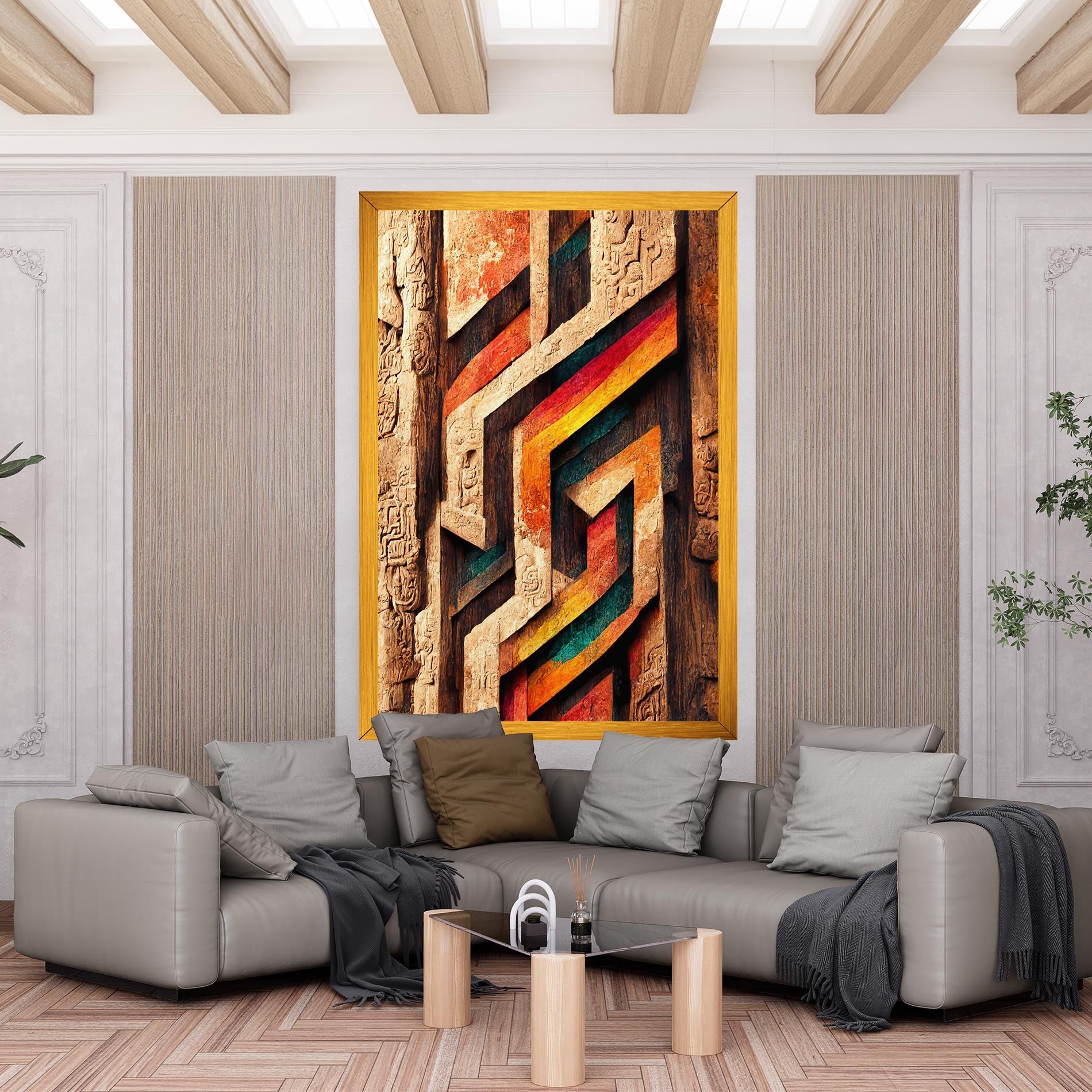 Mayan Style Wood mockup 6