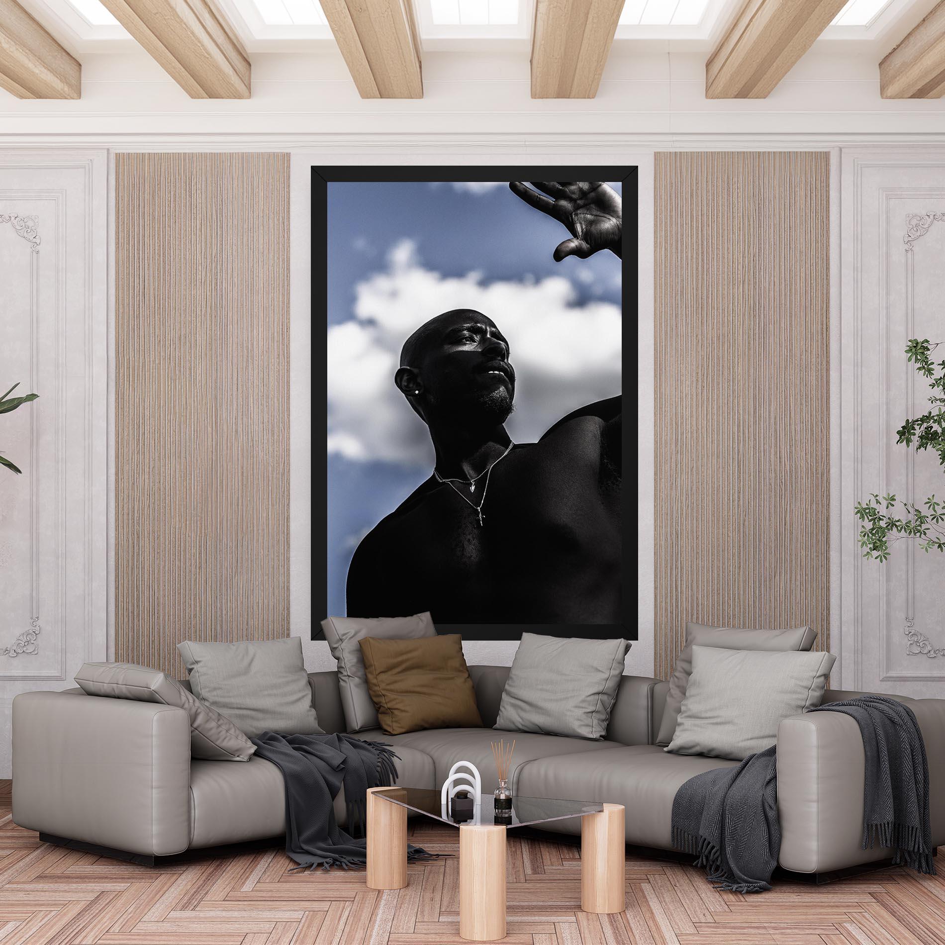 Tablou Canvas African Blue Sky mockup 6