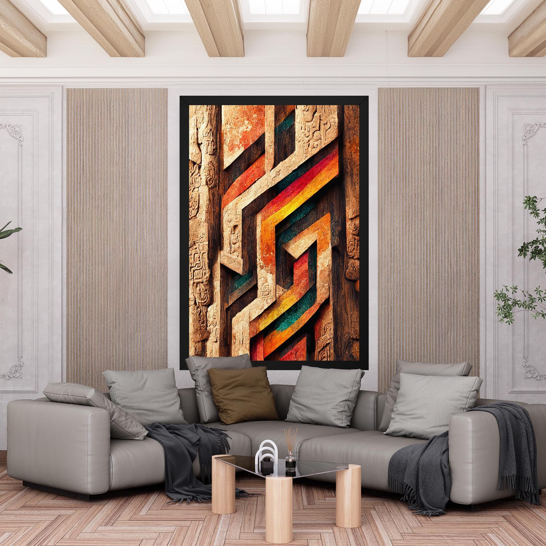 Mayan Style Wood mockup 6