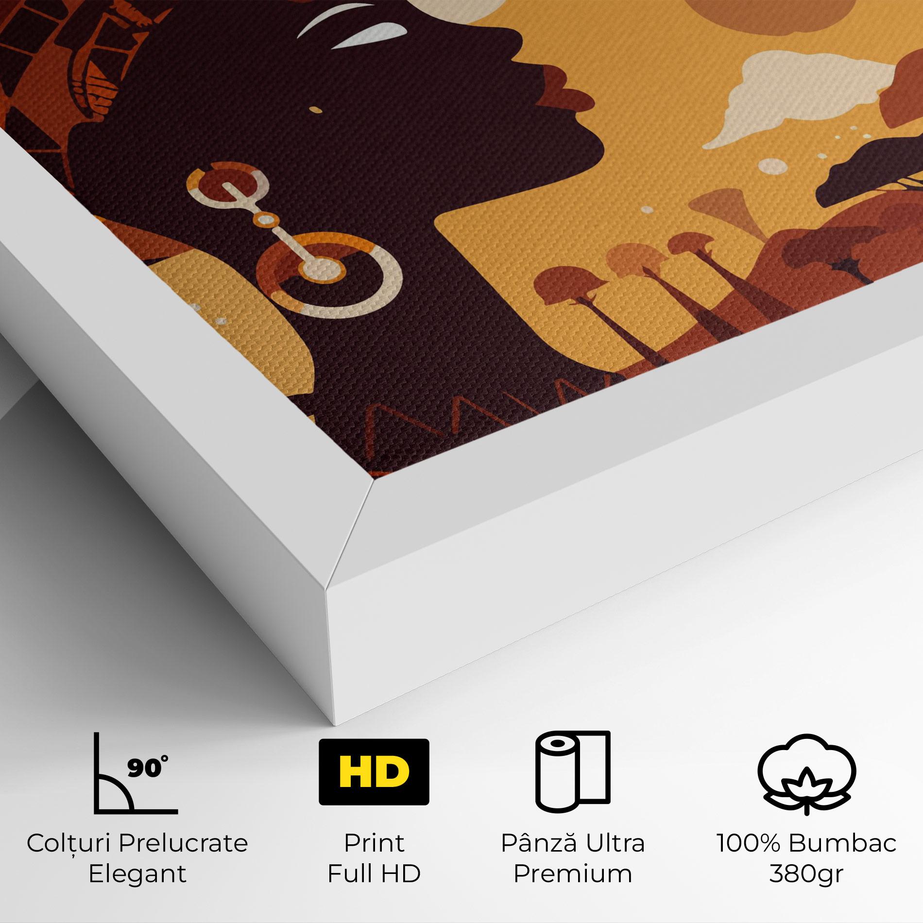 Tablou Canvas African Art mockup 4