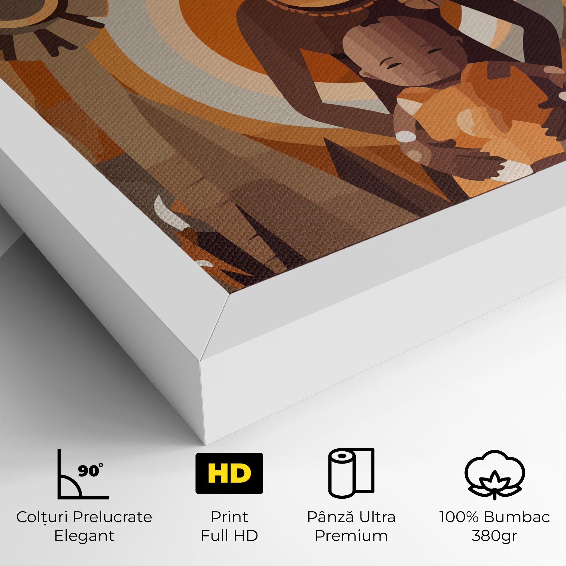 Tablou Canvas African Baby mockup 4