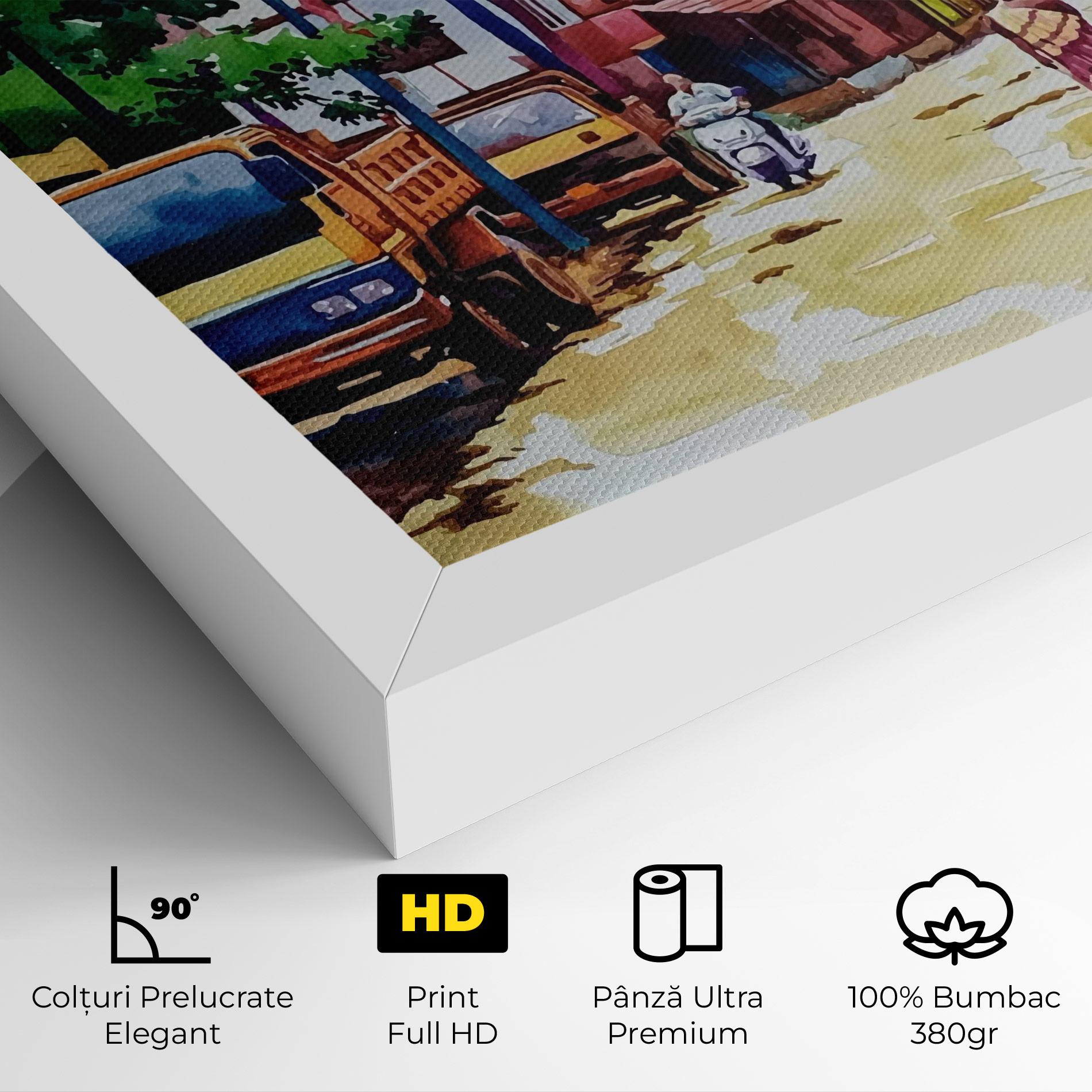 Tablou Canvas African City mockup 4