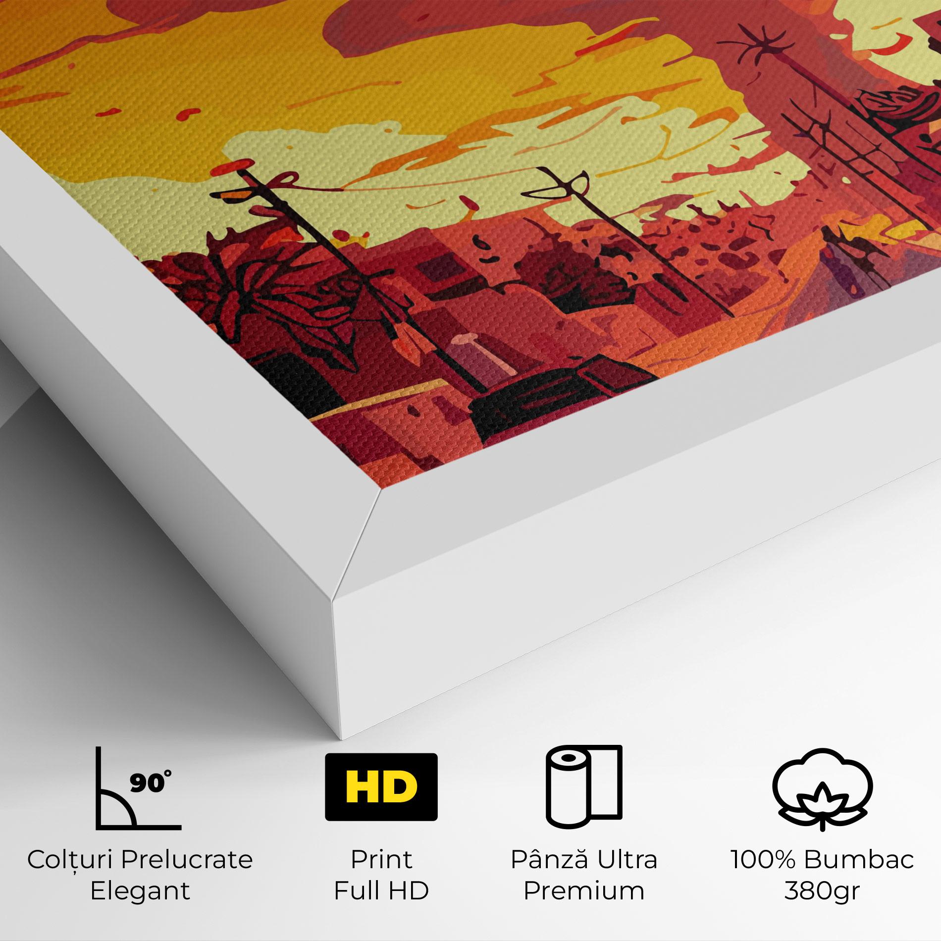 Tablou Canvas African Smoke mockup 4