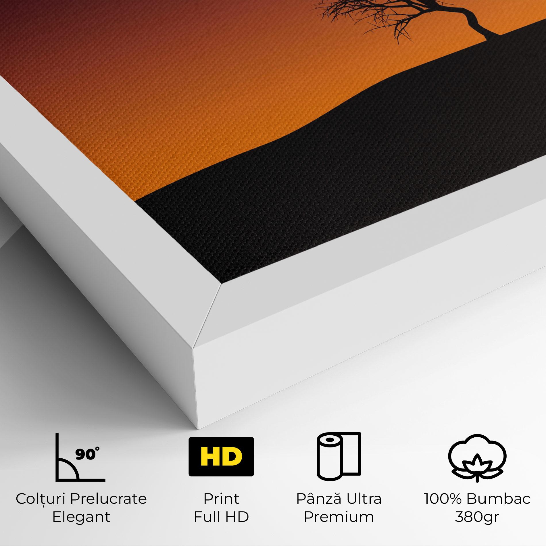 Tablou Canvas African Sunset mockup 4