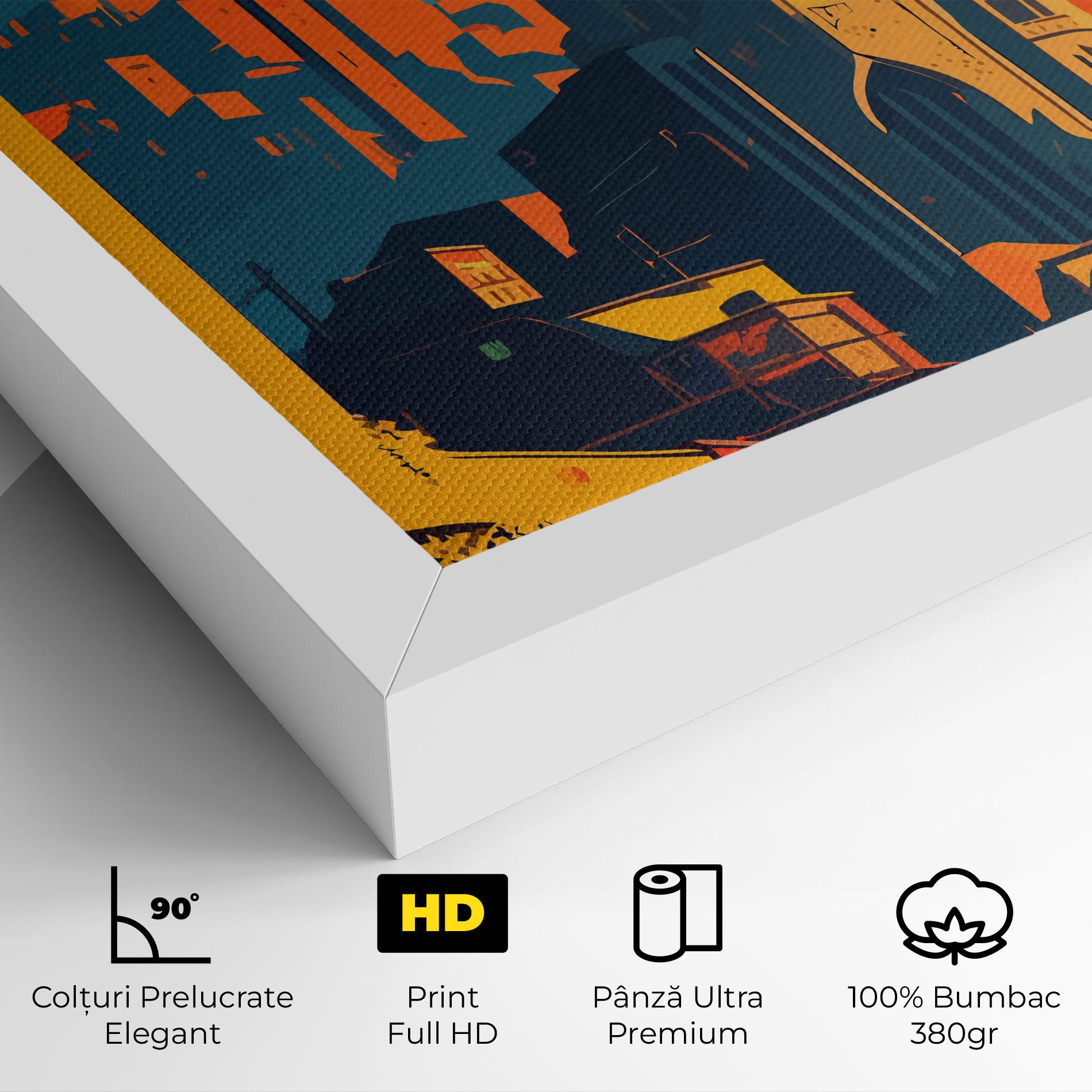 Tablou Canvas African Tower mockup 4