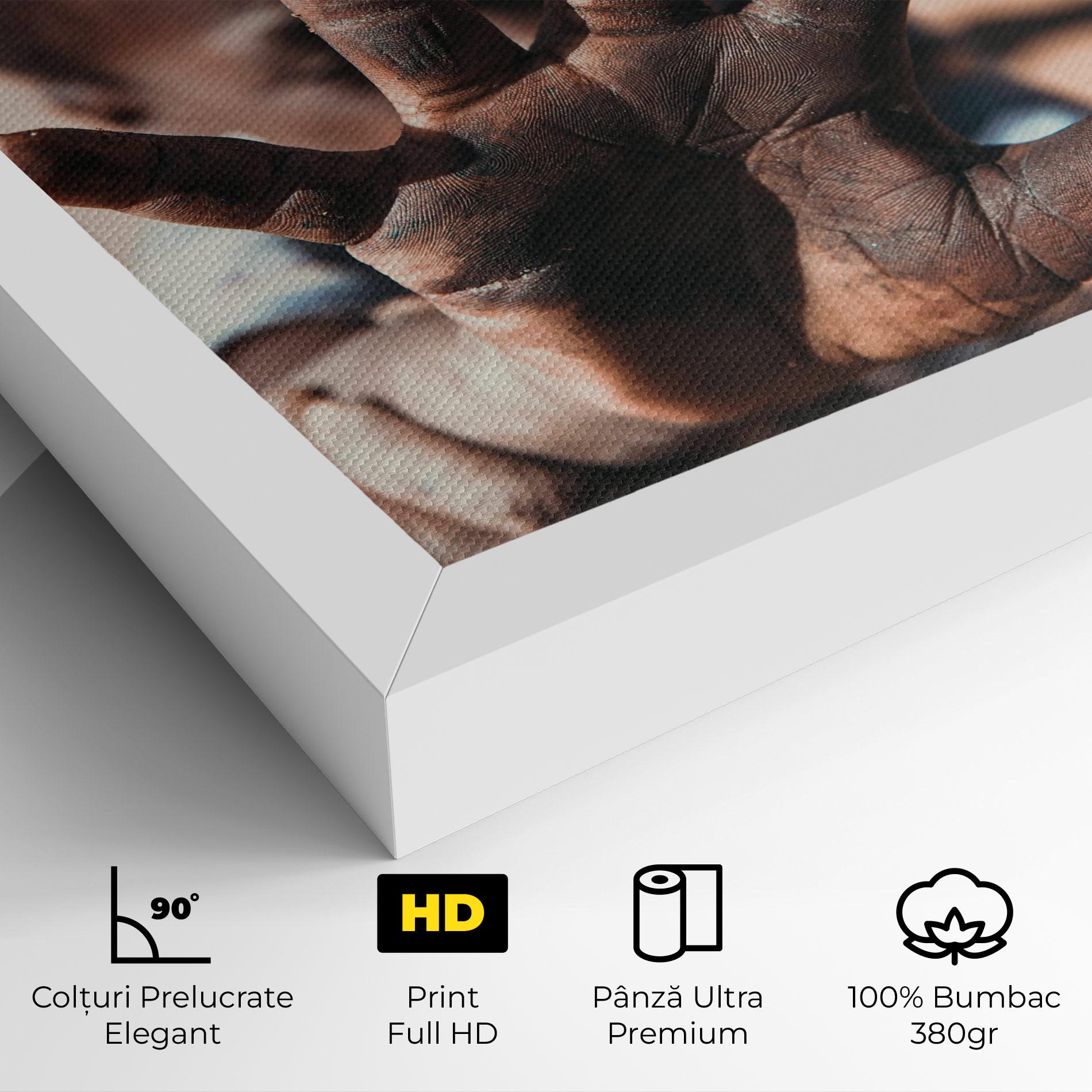 Tablou Canvas Little Dirty Hand mockup 4