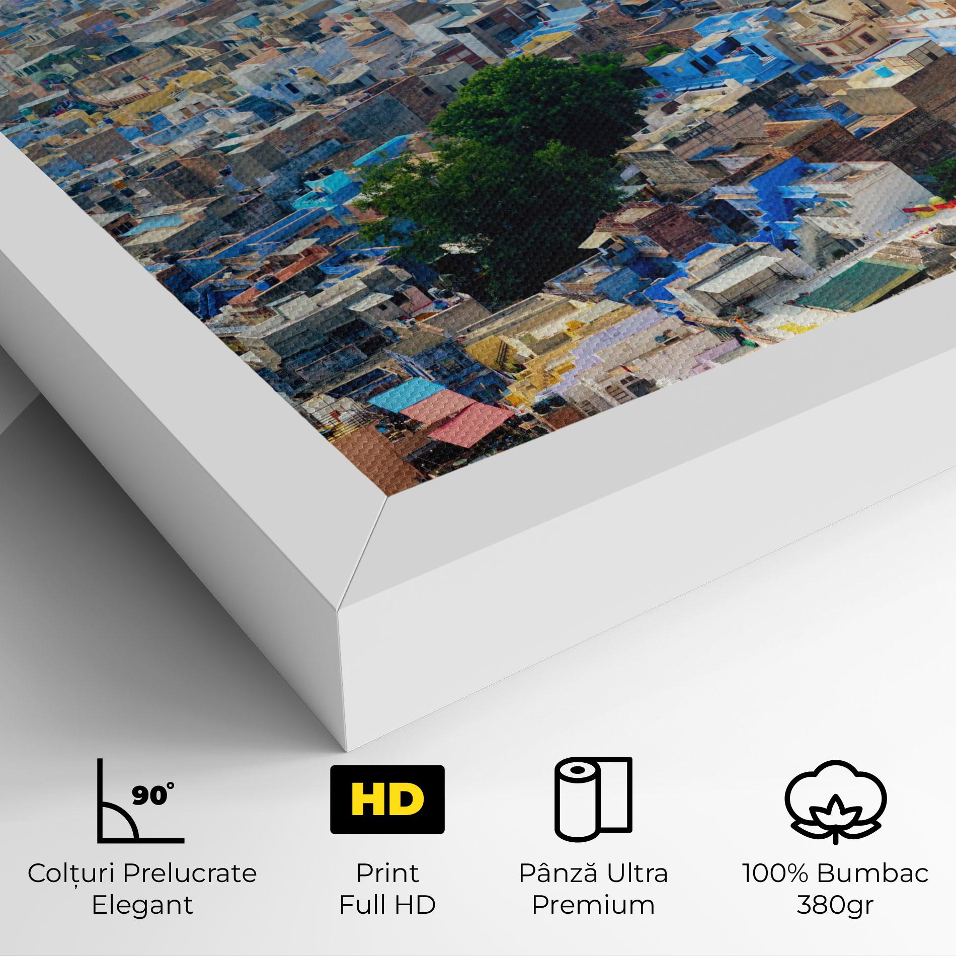 Tablou Canvas Rajasthan India Buildings mockup 4