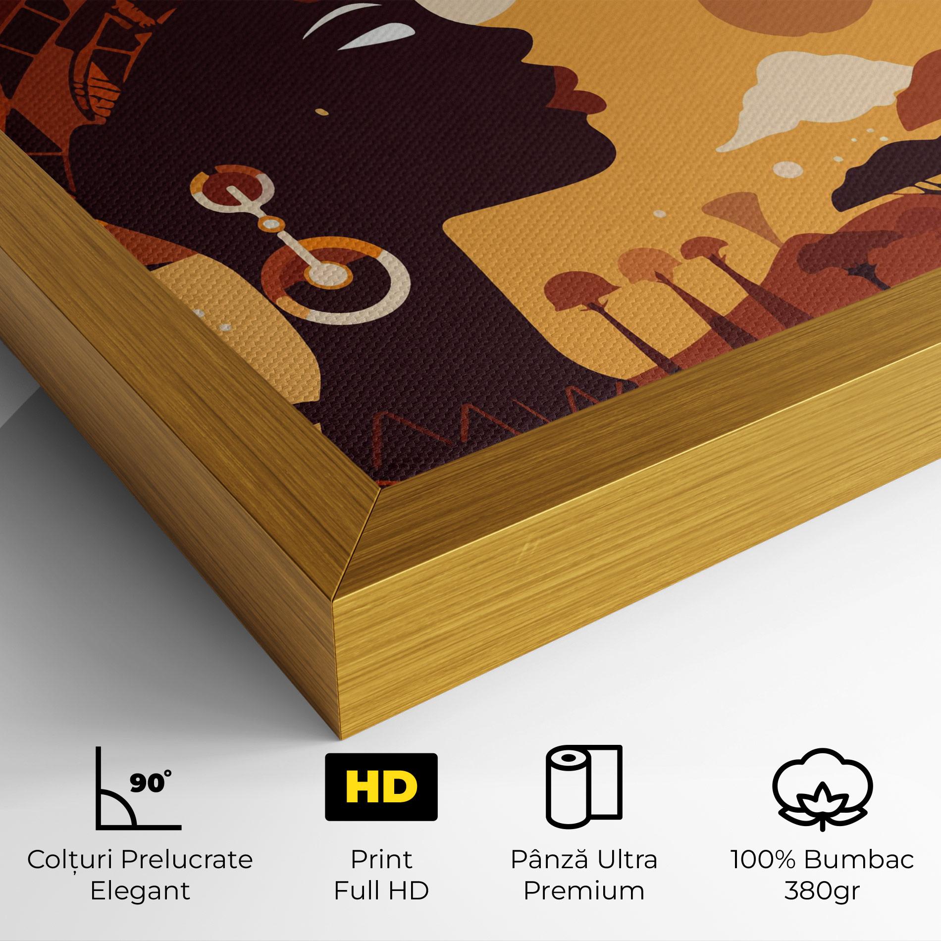Tablou Canvas African Art mockup 4