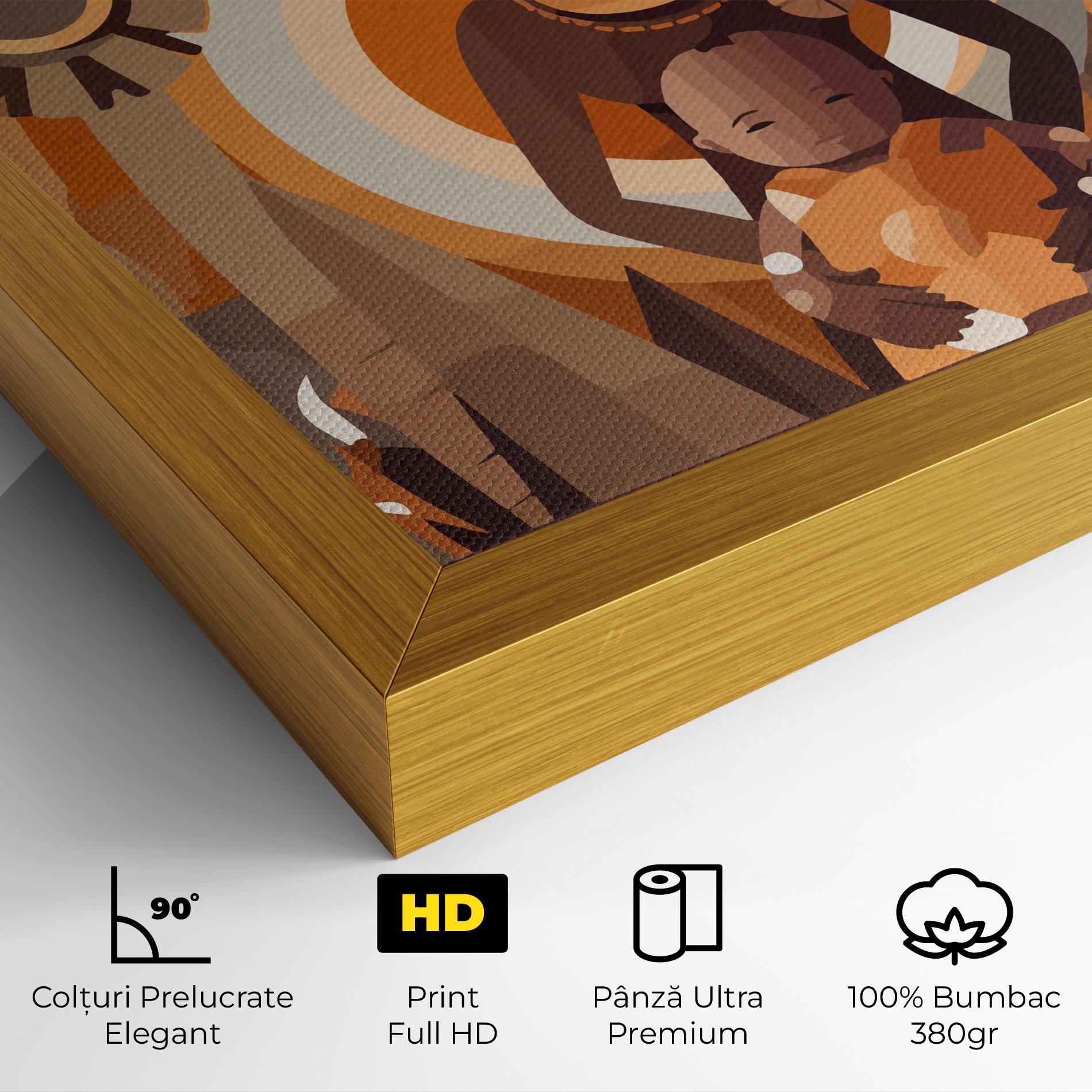 Tablou Canvas African Baby mockup 4