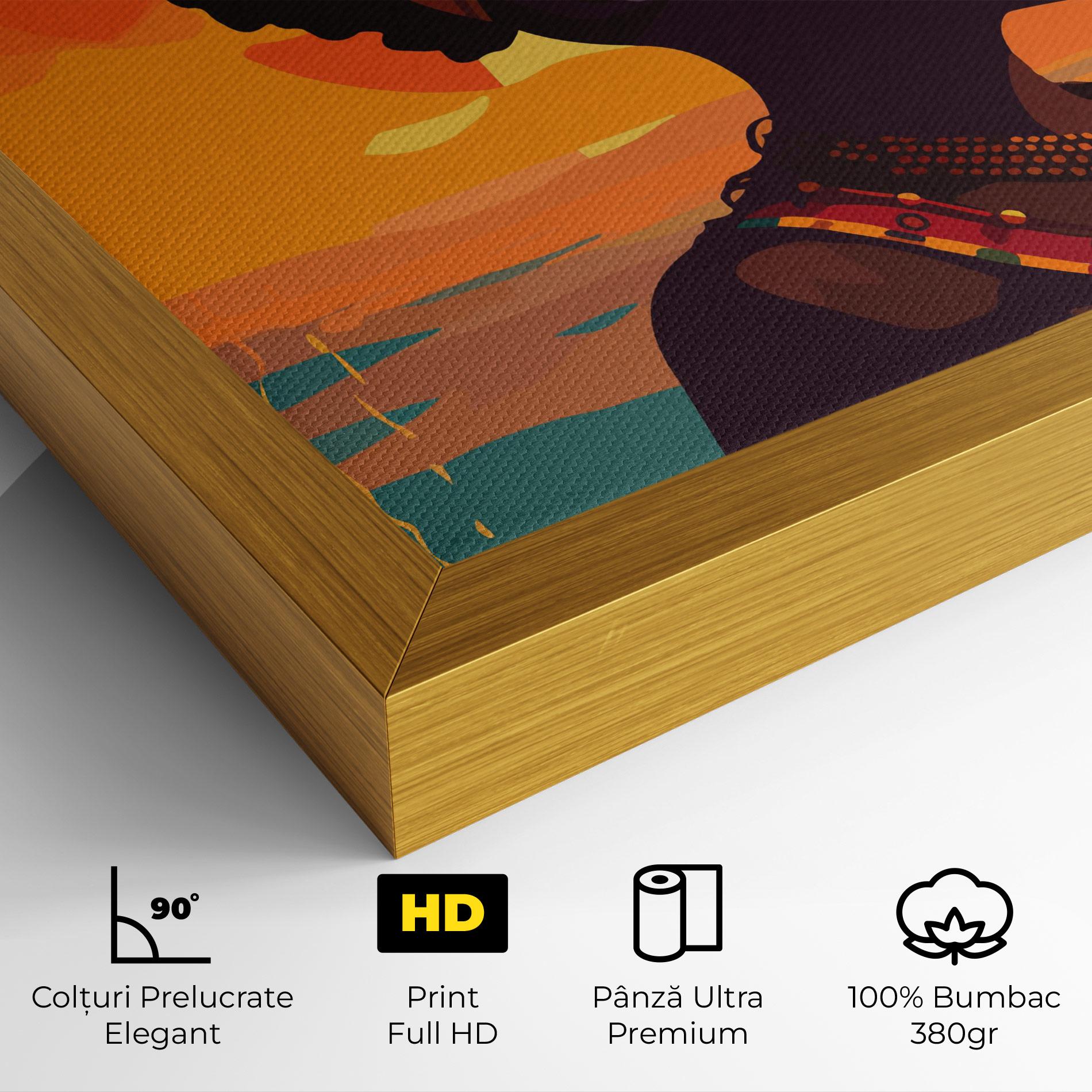 Tablou Canvas African Pretty Child mockup 4