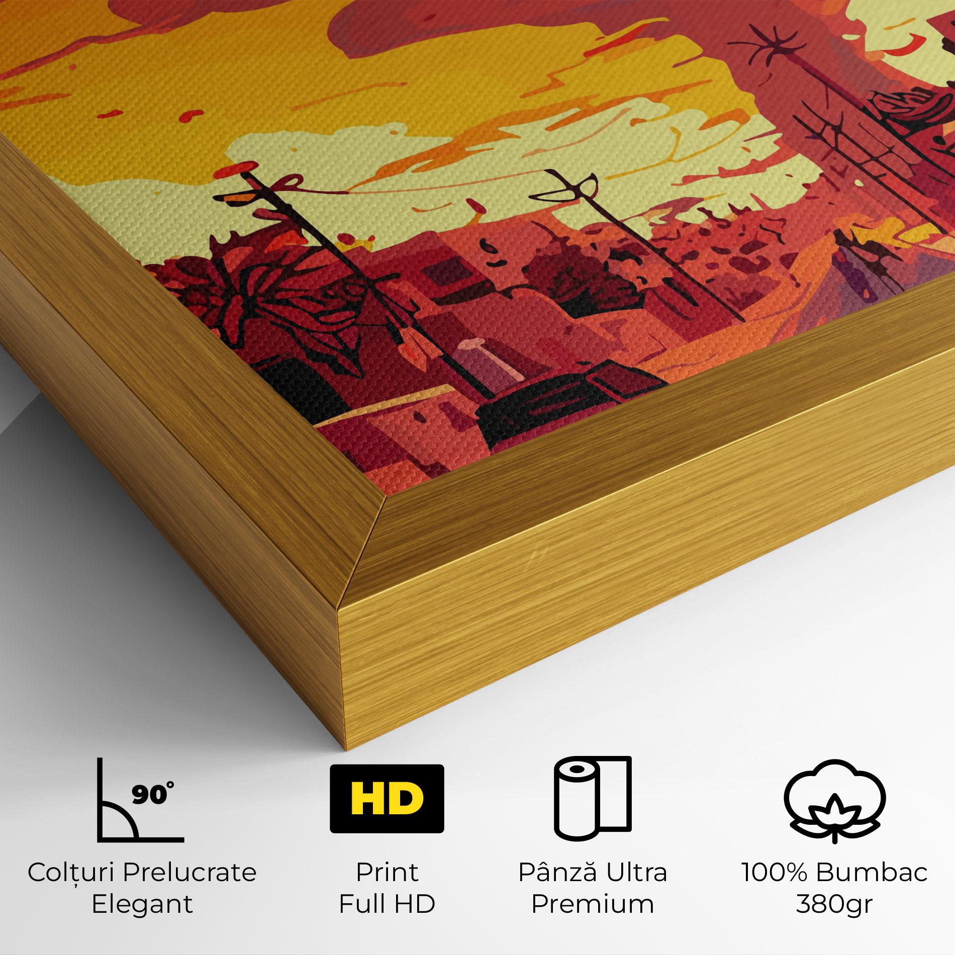Tablou Canvas African Smoke mockup 4