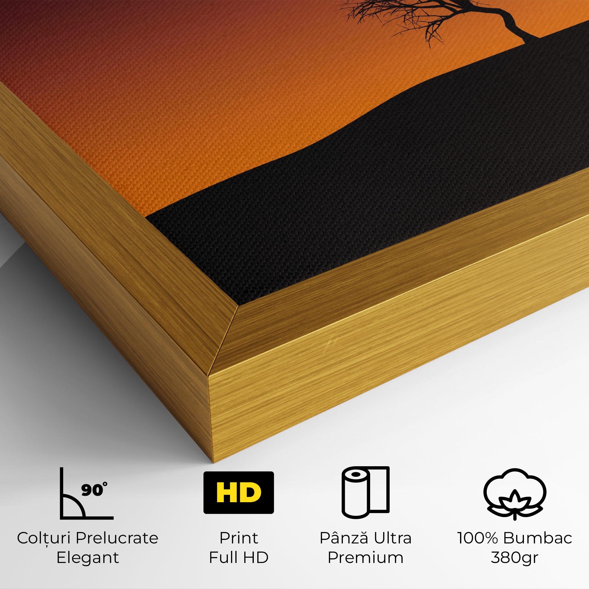 Tablou Canvas African Sunset mockup 4