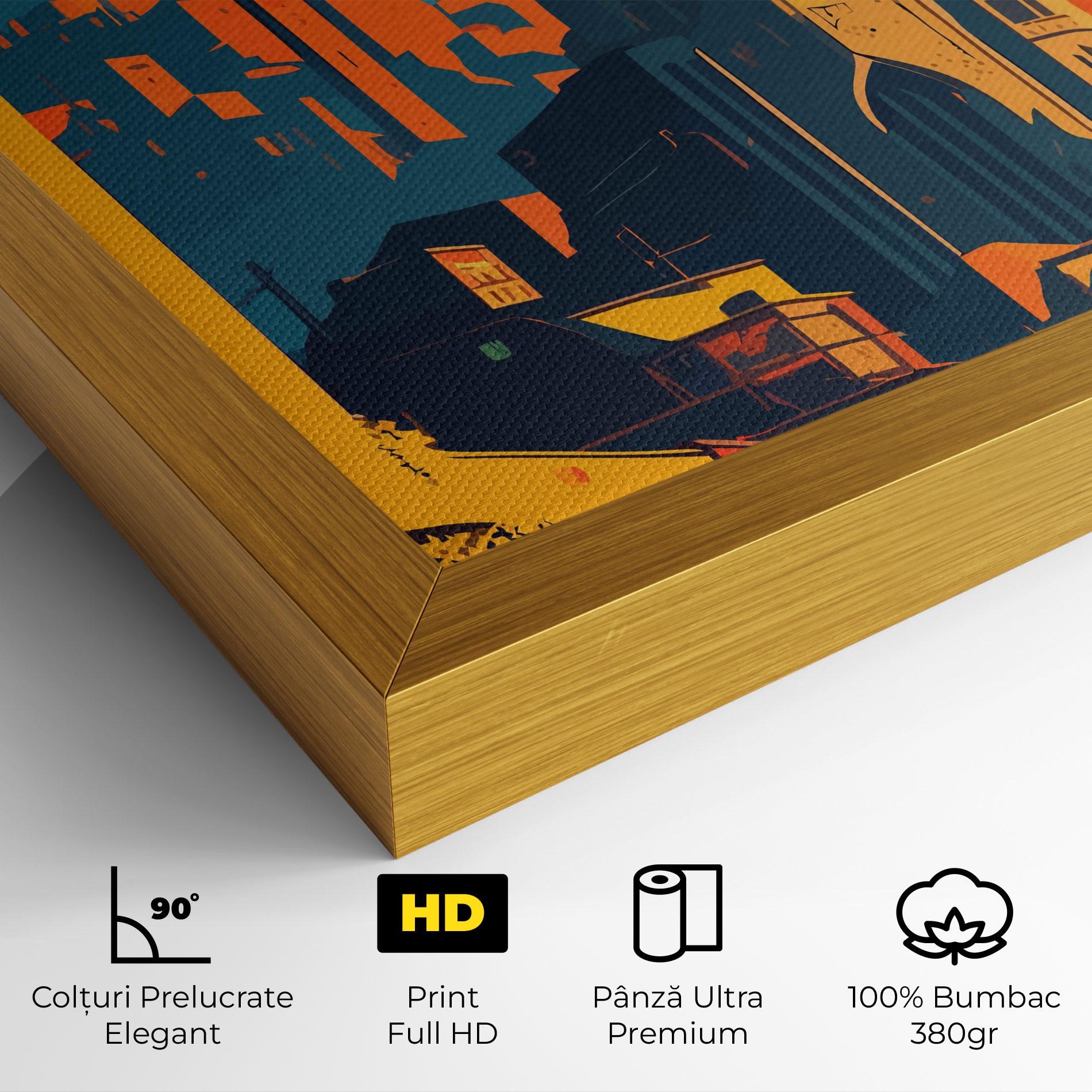 Tablou Canvas African Tower mockup 4