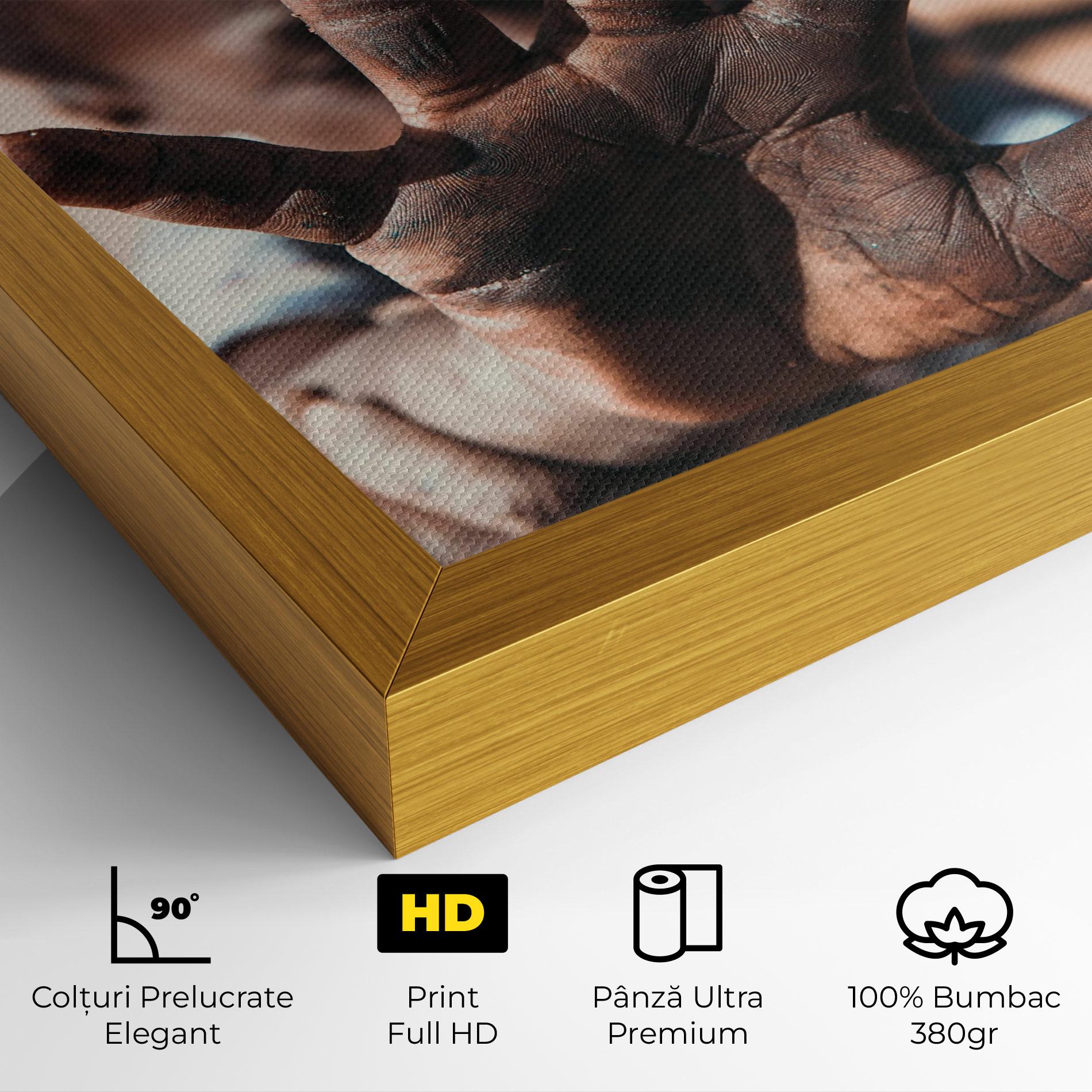 Tablou Canvas Little Dirty Hand mockup 4