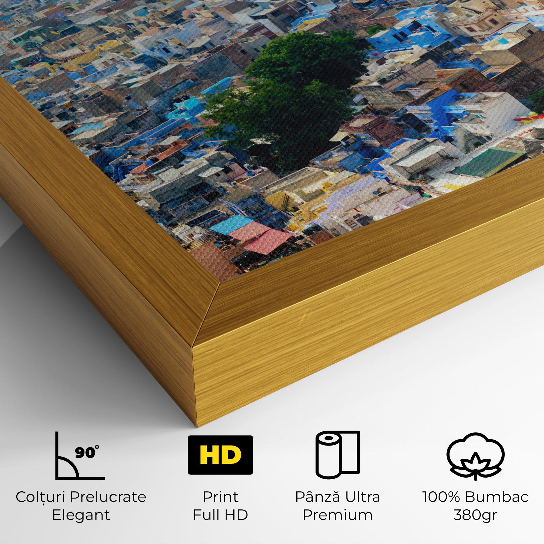 Tablou Canvas Rajasthan India Buildings mockup 4