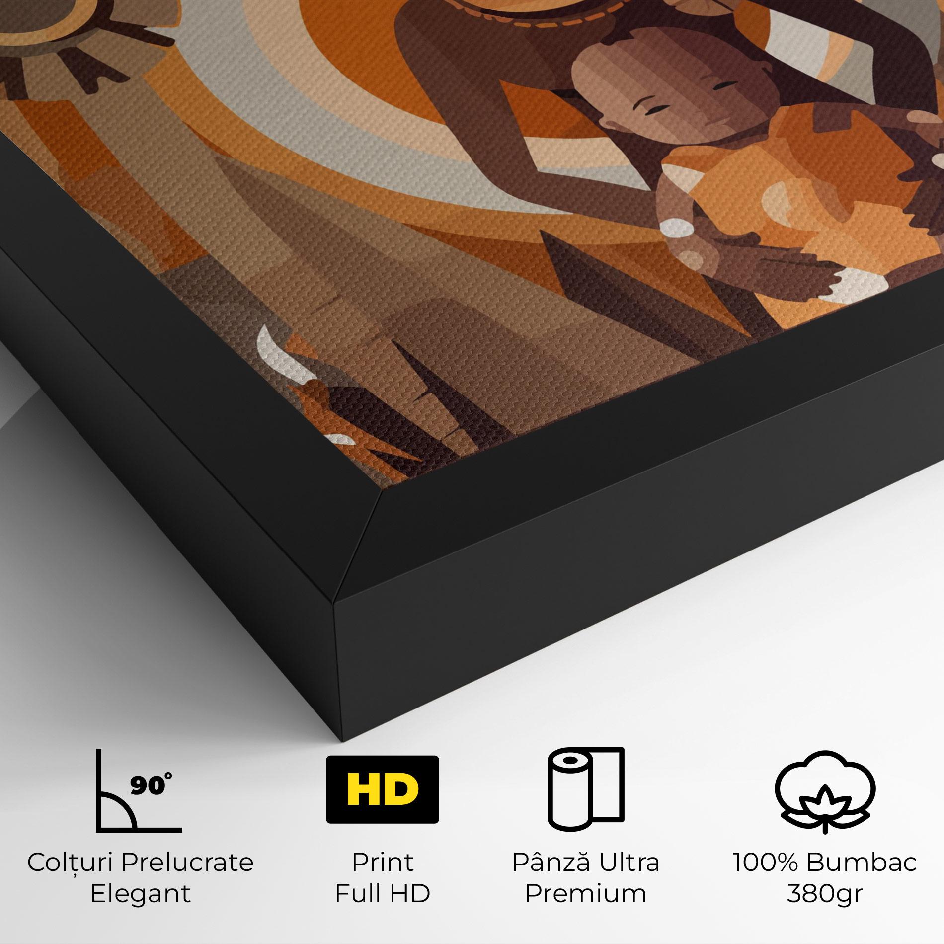 Tablou Canvas African Baby mockup 4