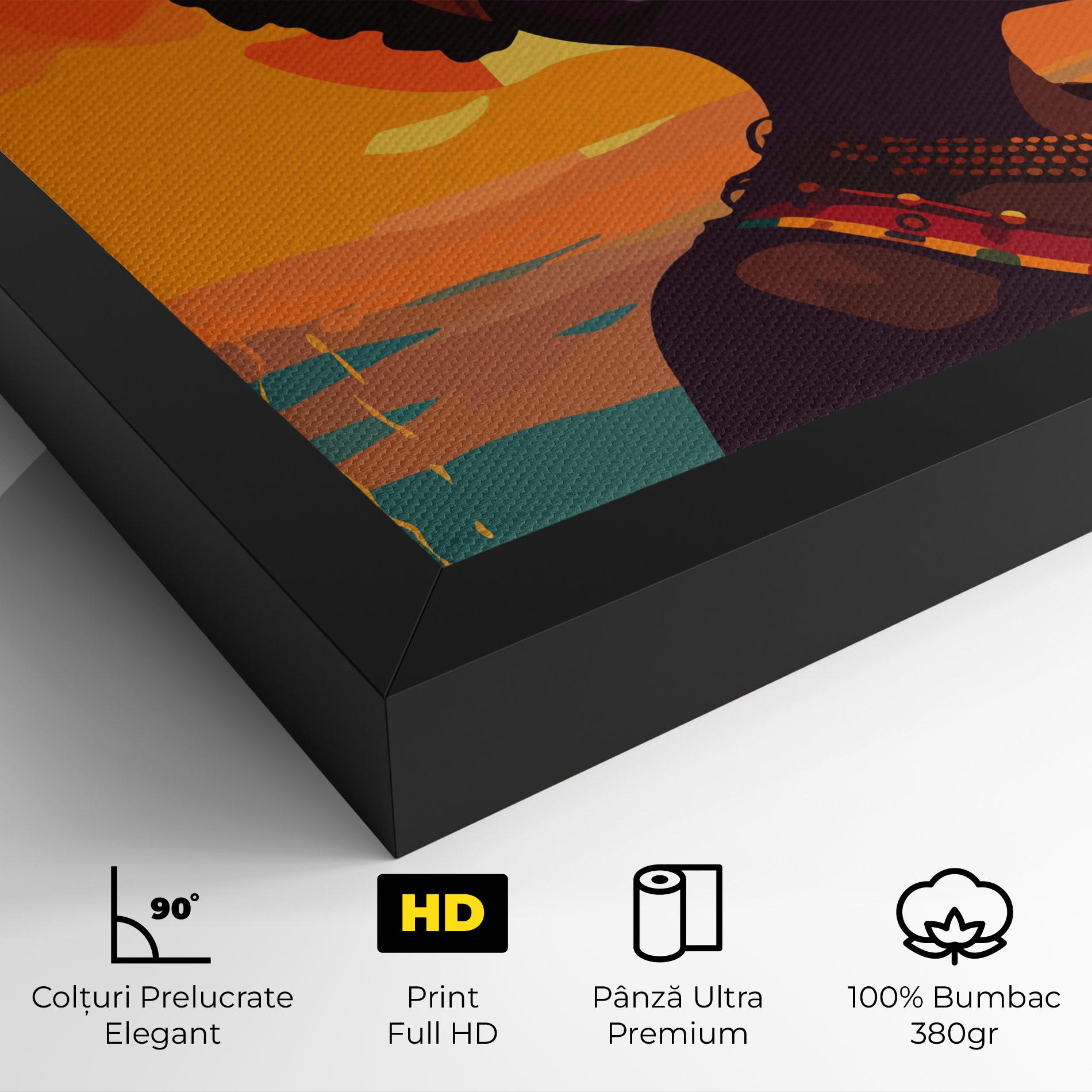 Tablou Canvas African Pretty Child mockup 4