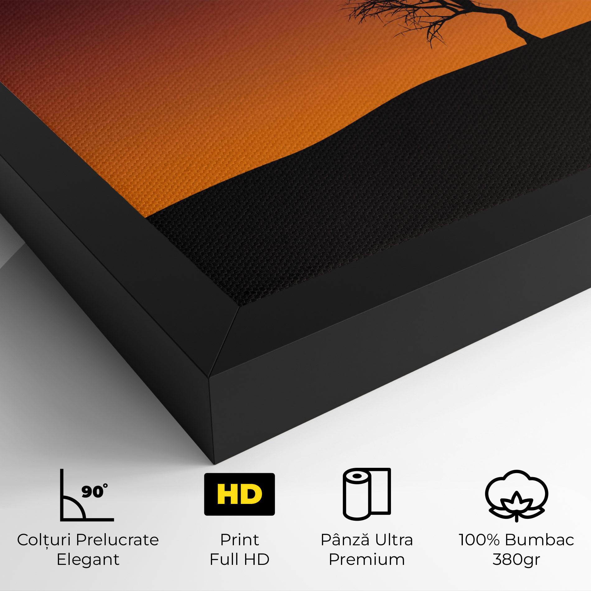 Tablou Canvas African Sunset mockup 4