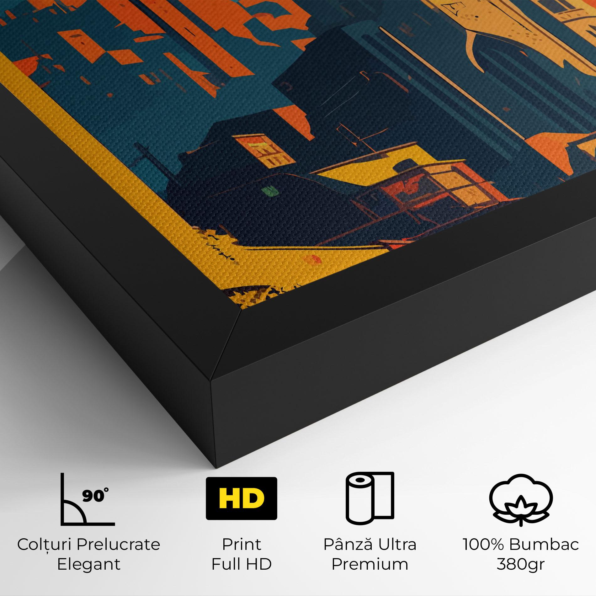 Tablou Canvas African Tower mockup 4