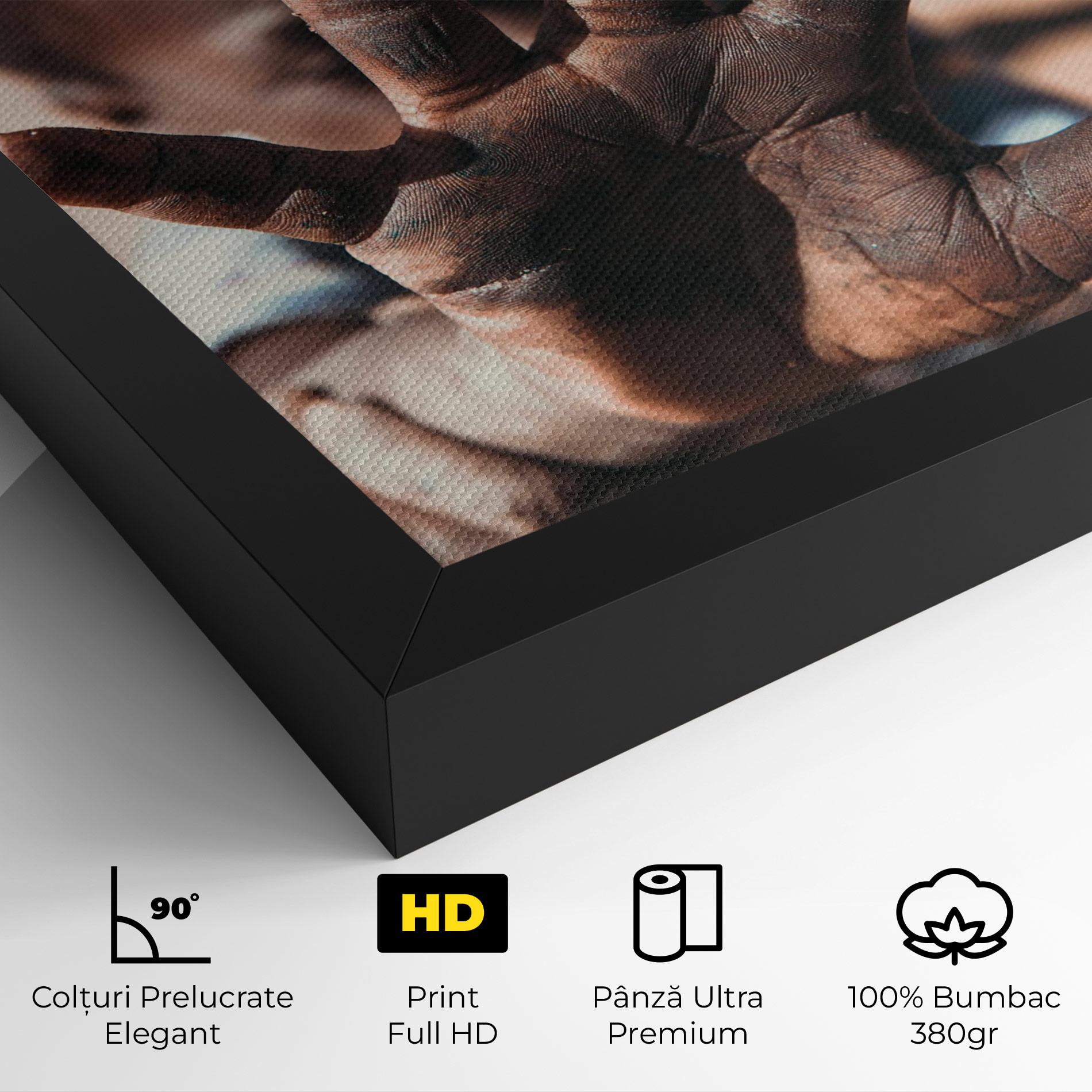 Tablou Canvas Little Dirty Hand mockup 4