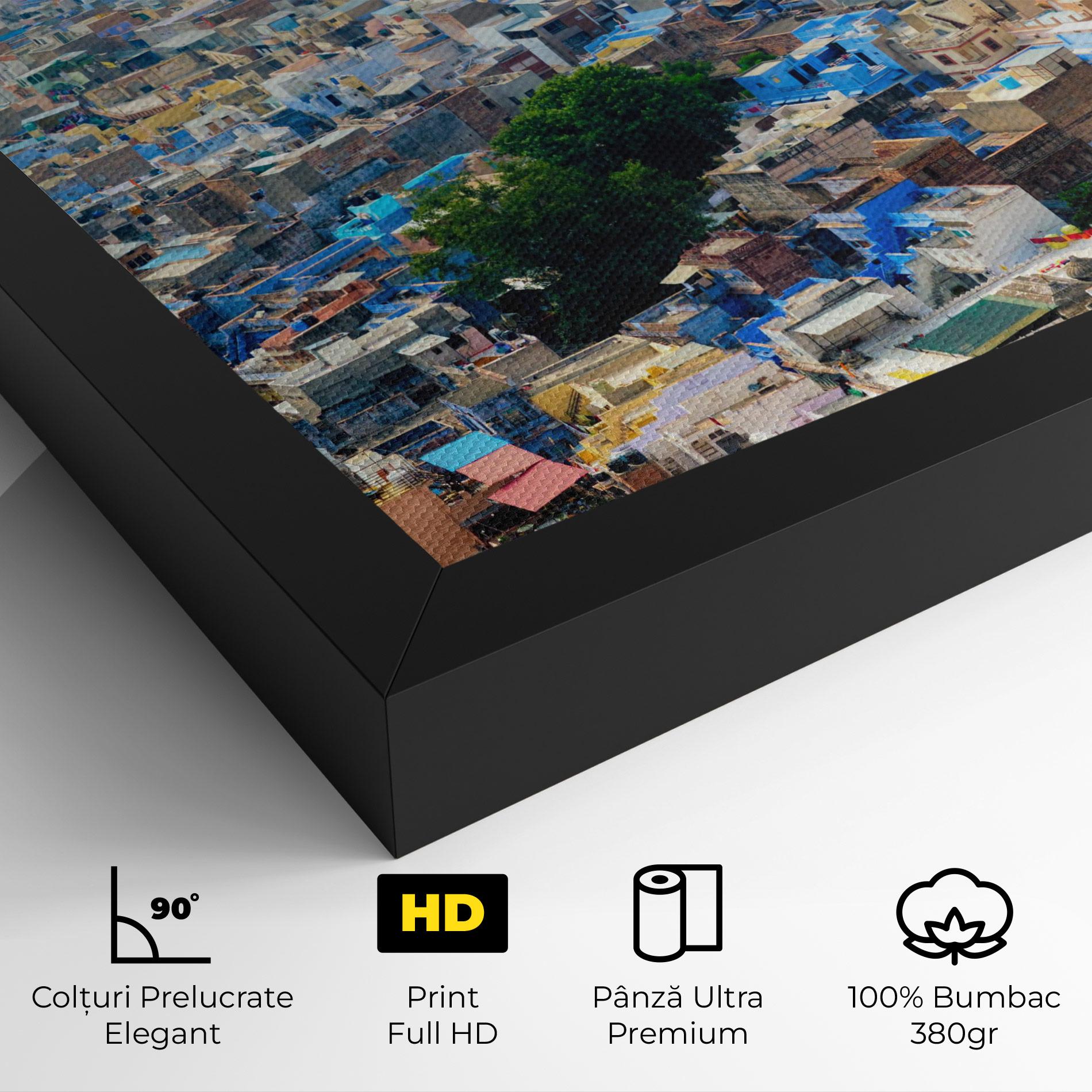 Tablou Canvas Rajasthan India Buildings mockup 4