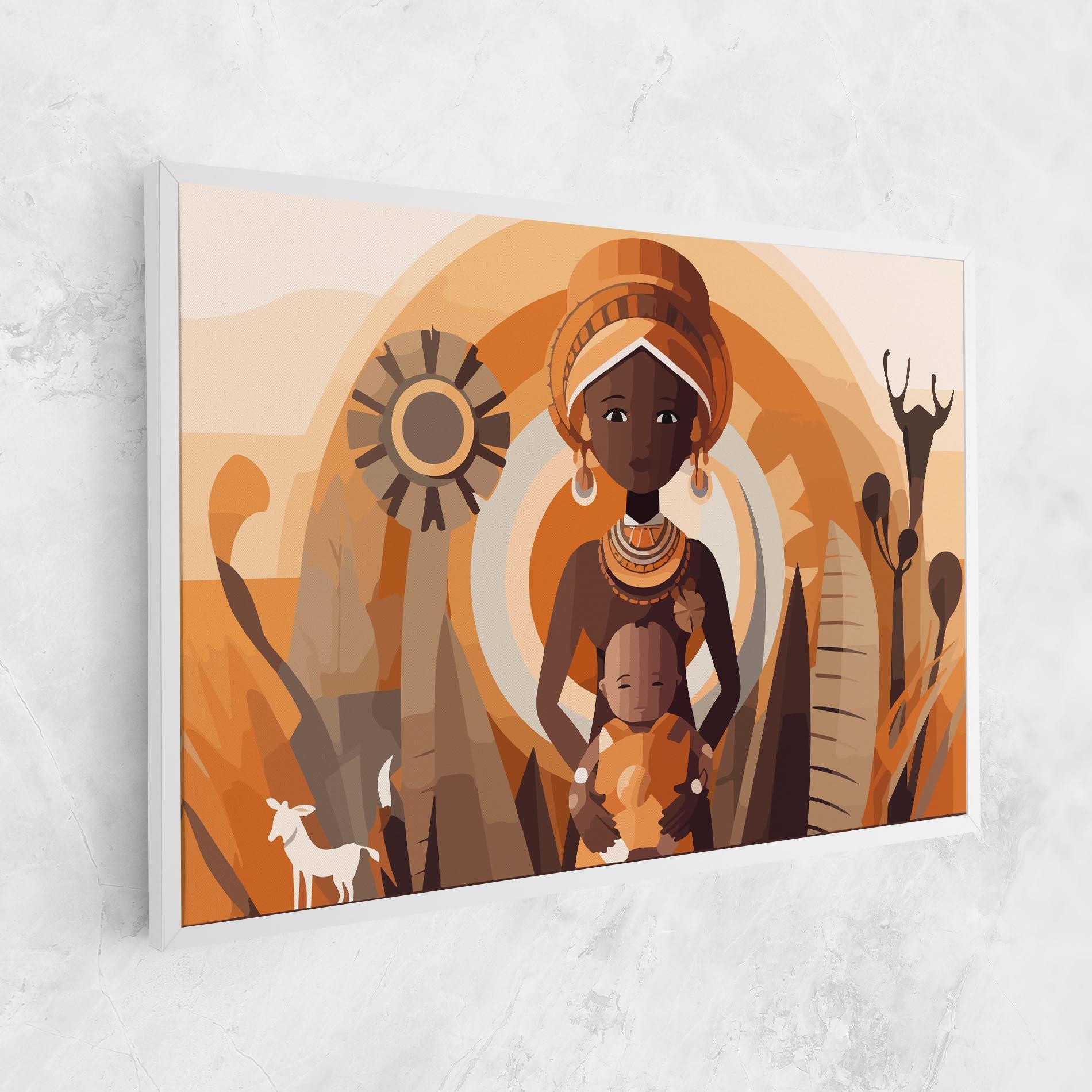 Tablou Canvas African Baby mockup 1