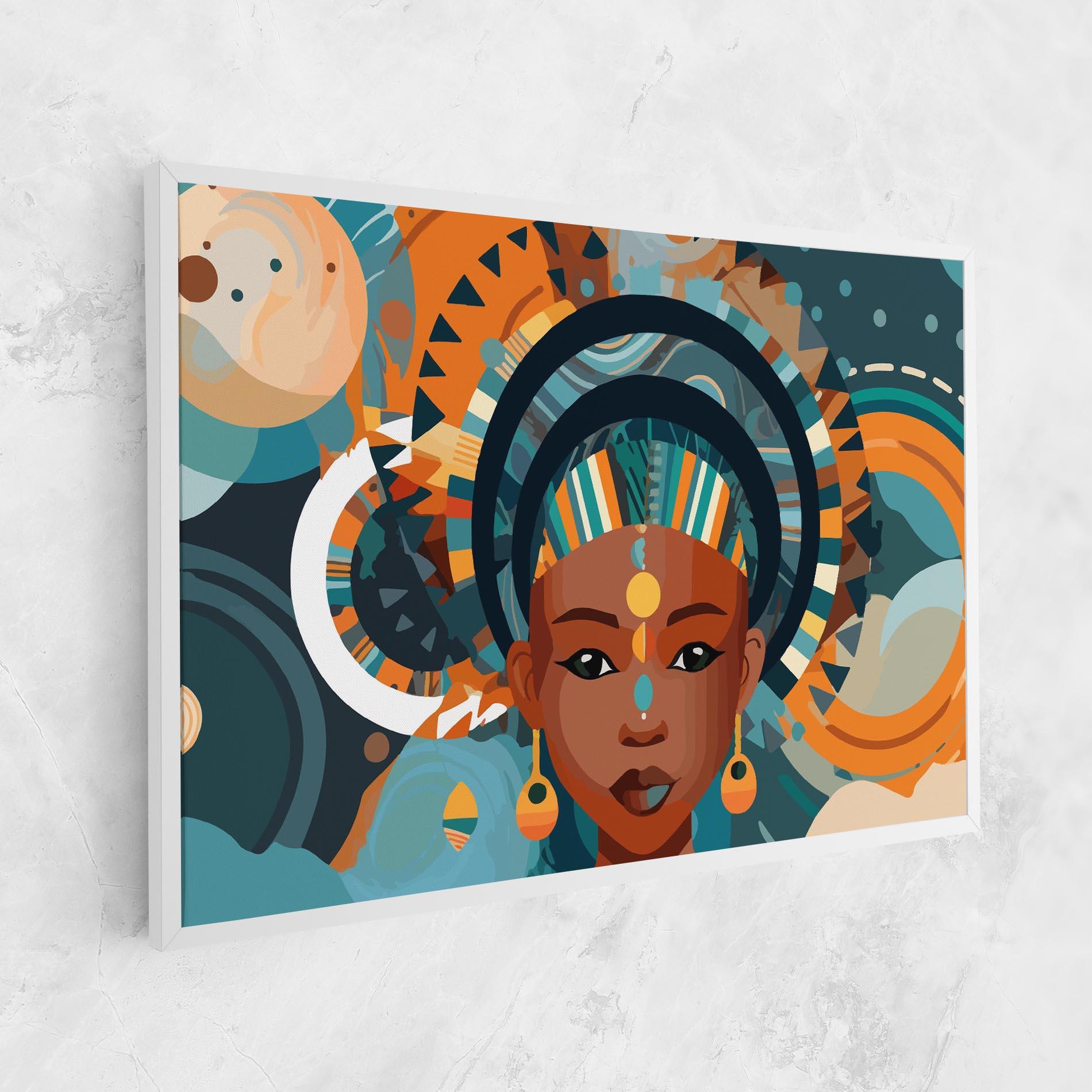 Tablou Canvas African Colorful Child mockup 1