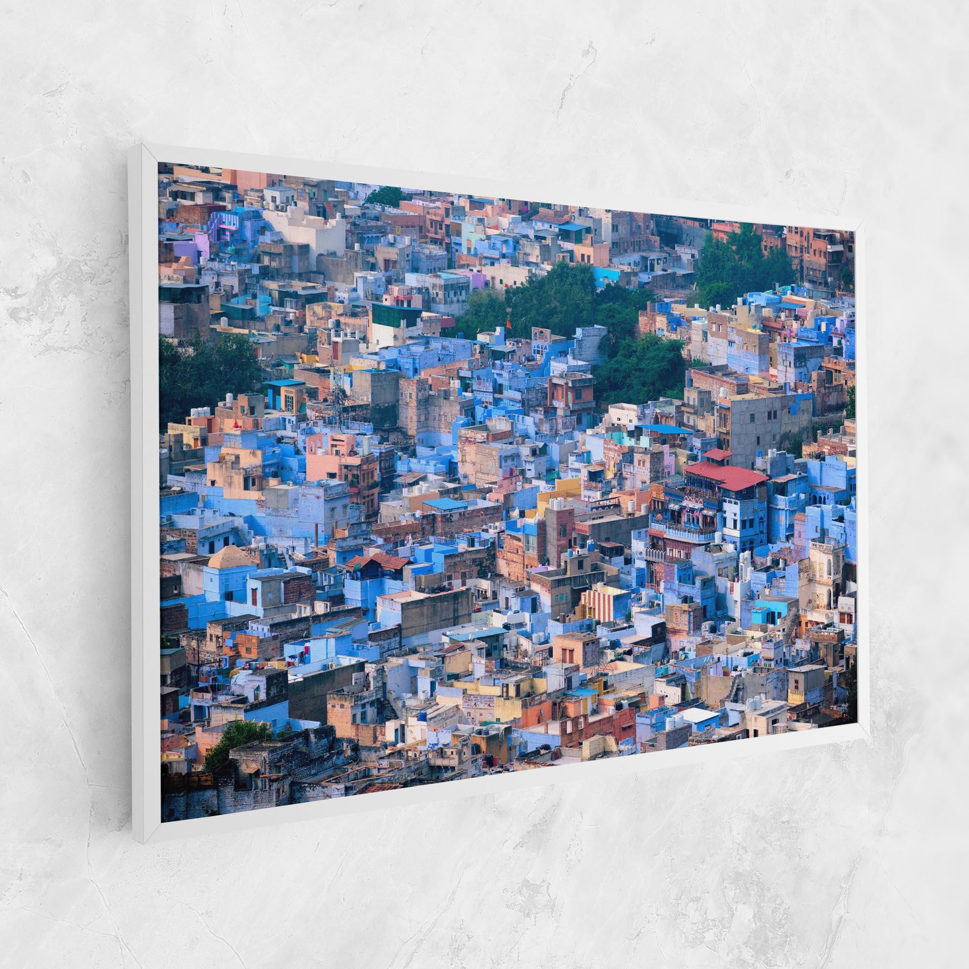 Tablou Canvas Blue City India mockup 1