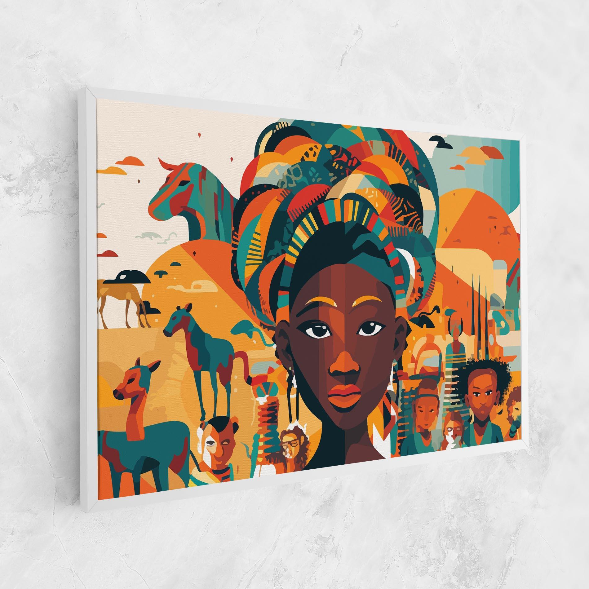 Tablou Canvas Child Africa Art mockup 1