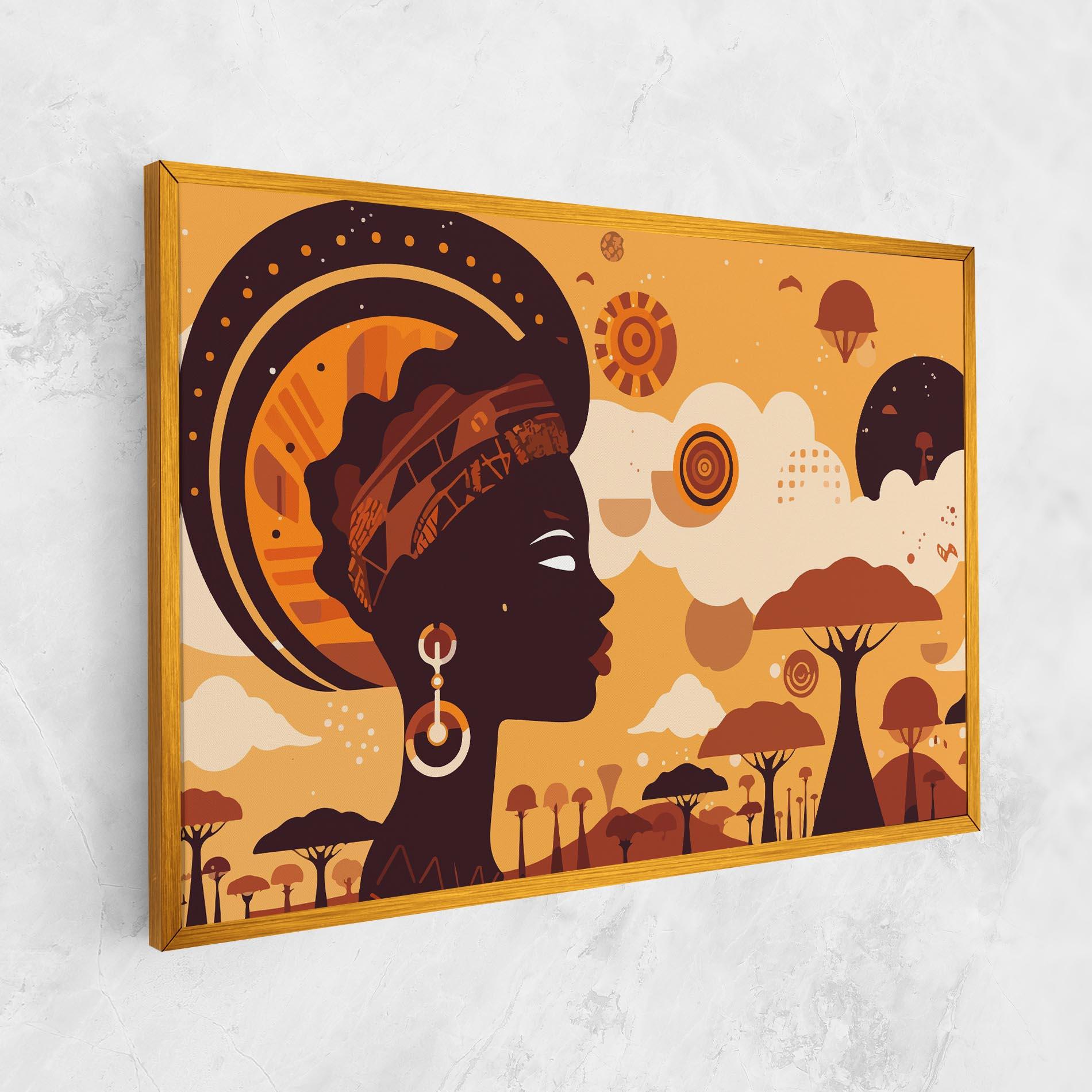 Tablou Canvas African Art mockup 1