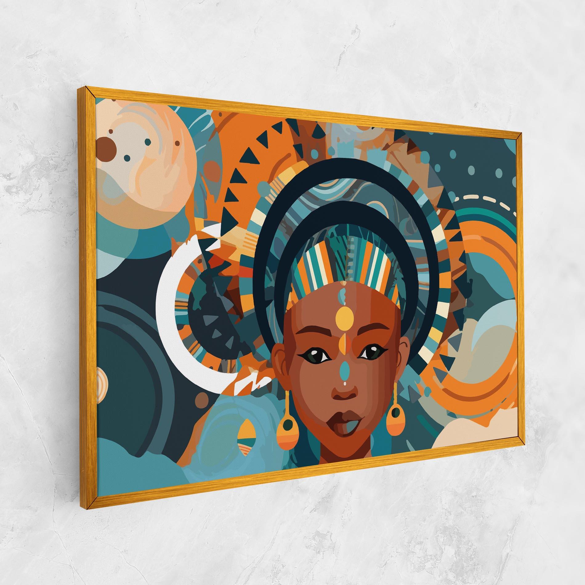 Tablou Canvas African Colorful Child mockup 1