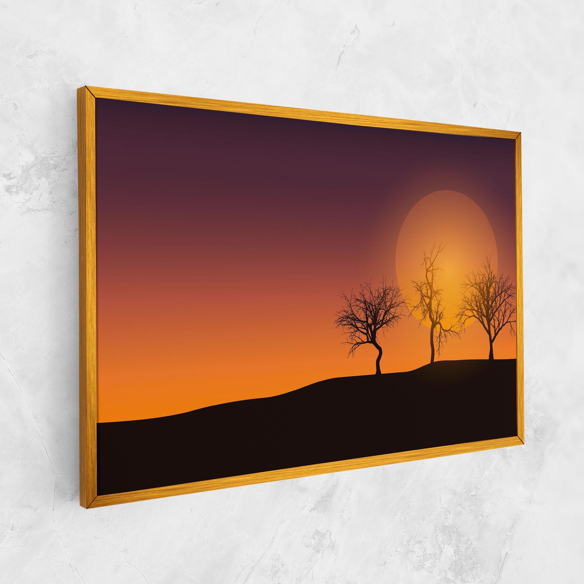 Tablou Canvas African Sunset mockup 1